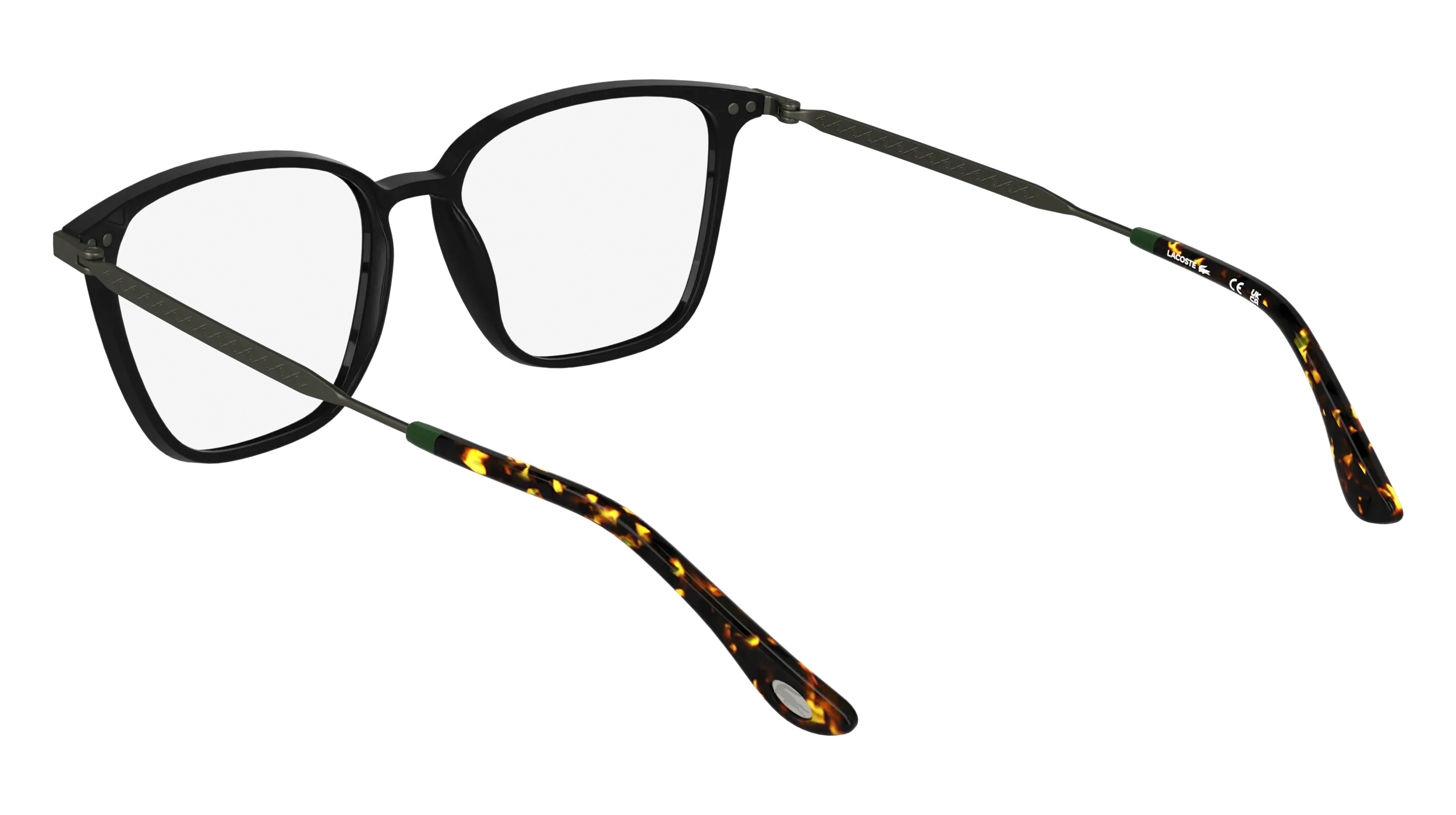 Lacoste L2984 001 Montature da vista Bio-iniettato Nero Squadrata Normale - immagine 4
