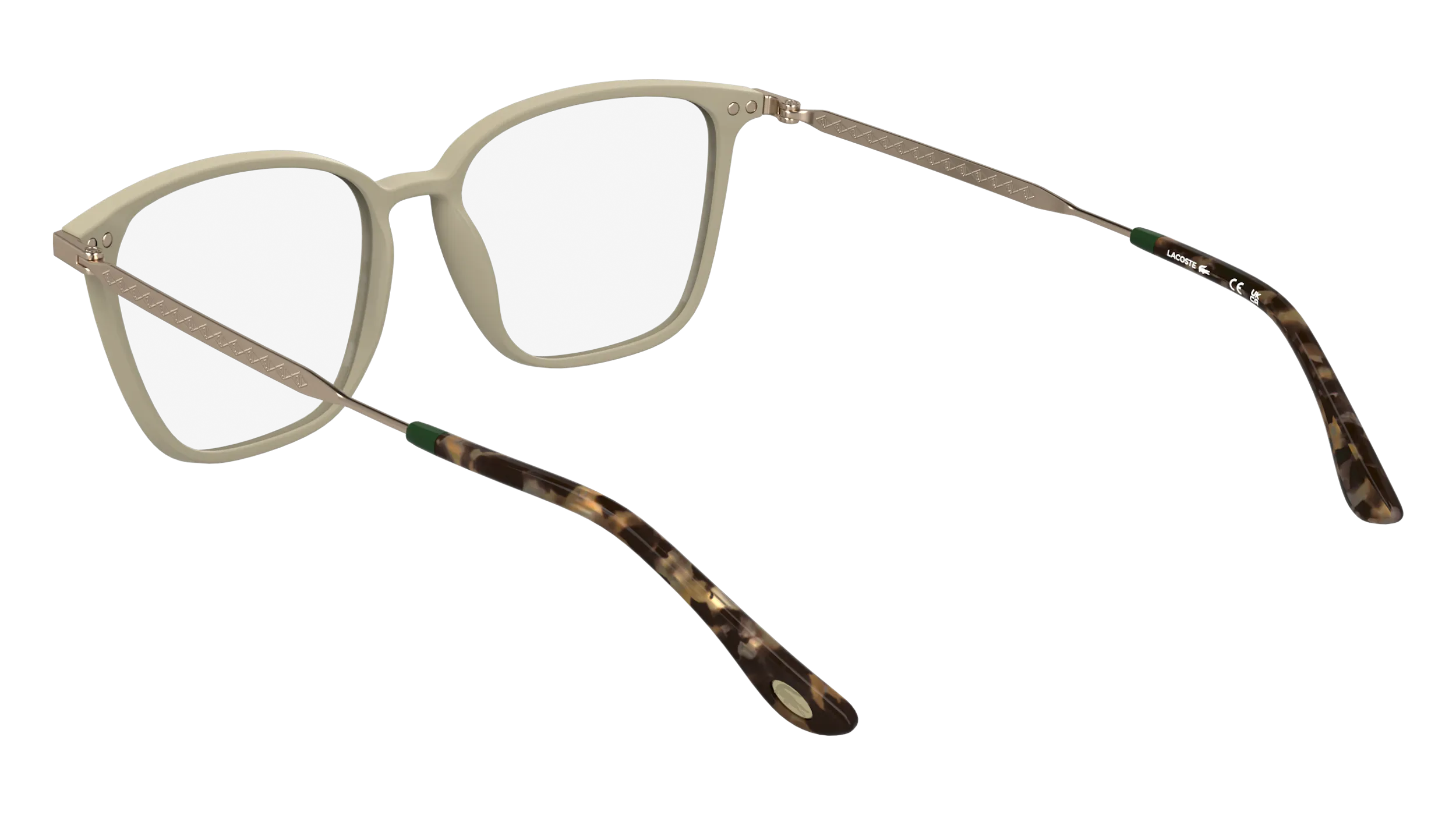 Lacoste L2984 264 Montature da vista Bio-iniettato Beige Squadrata Normale - immagine 4