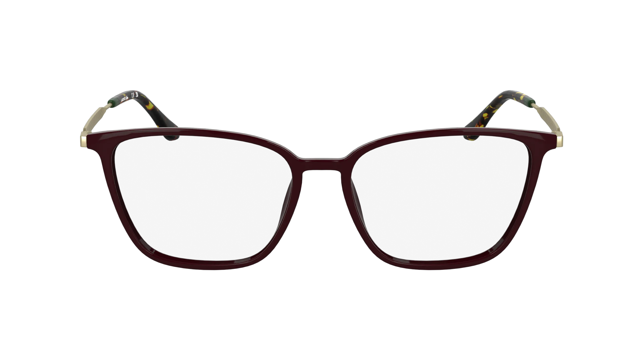 Lacoste L2984 601 Montature da vista Bio-iniettato Bordeaux Squadrata Normale - immagine 2