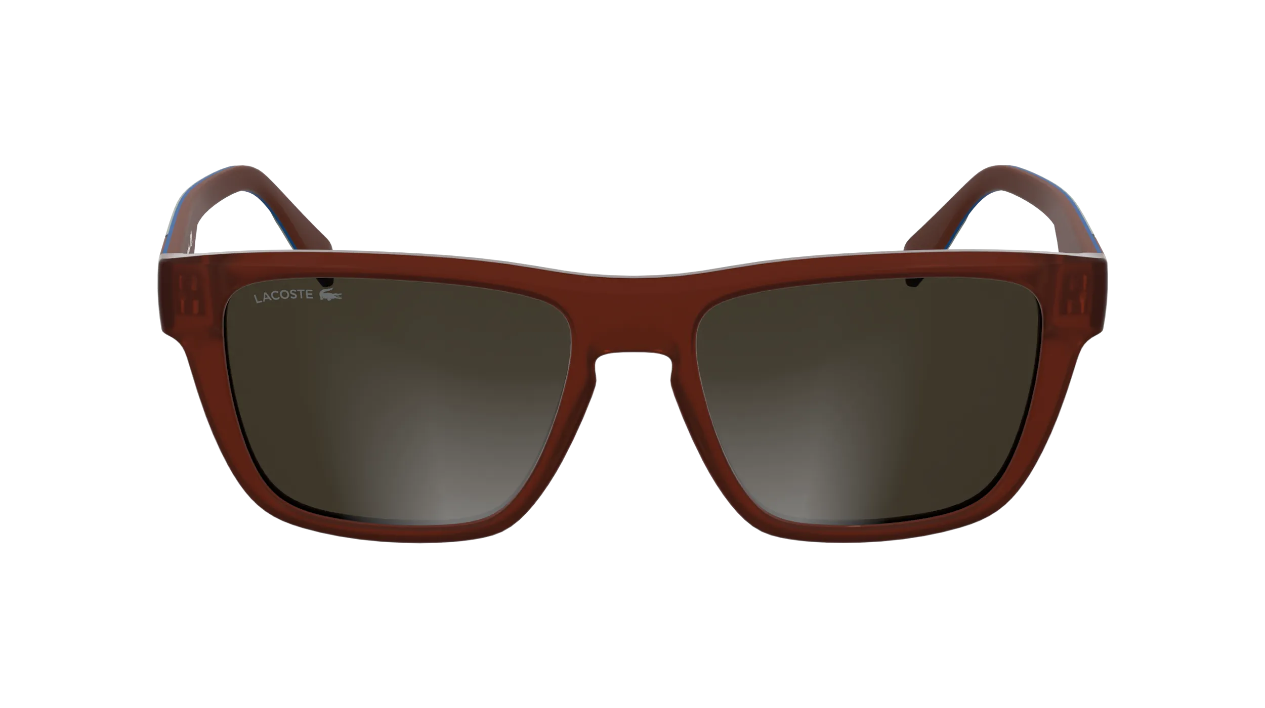 Lacoste L6058S 615 Occhiali da sole Bio-iniettato Rosso Marrone Squadrata Normale - immagine 2