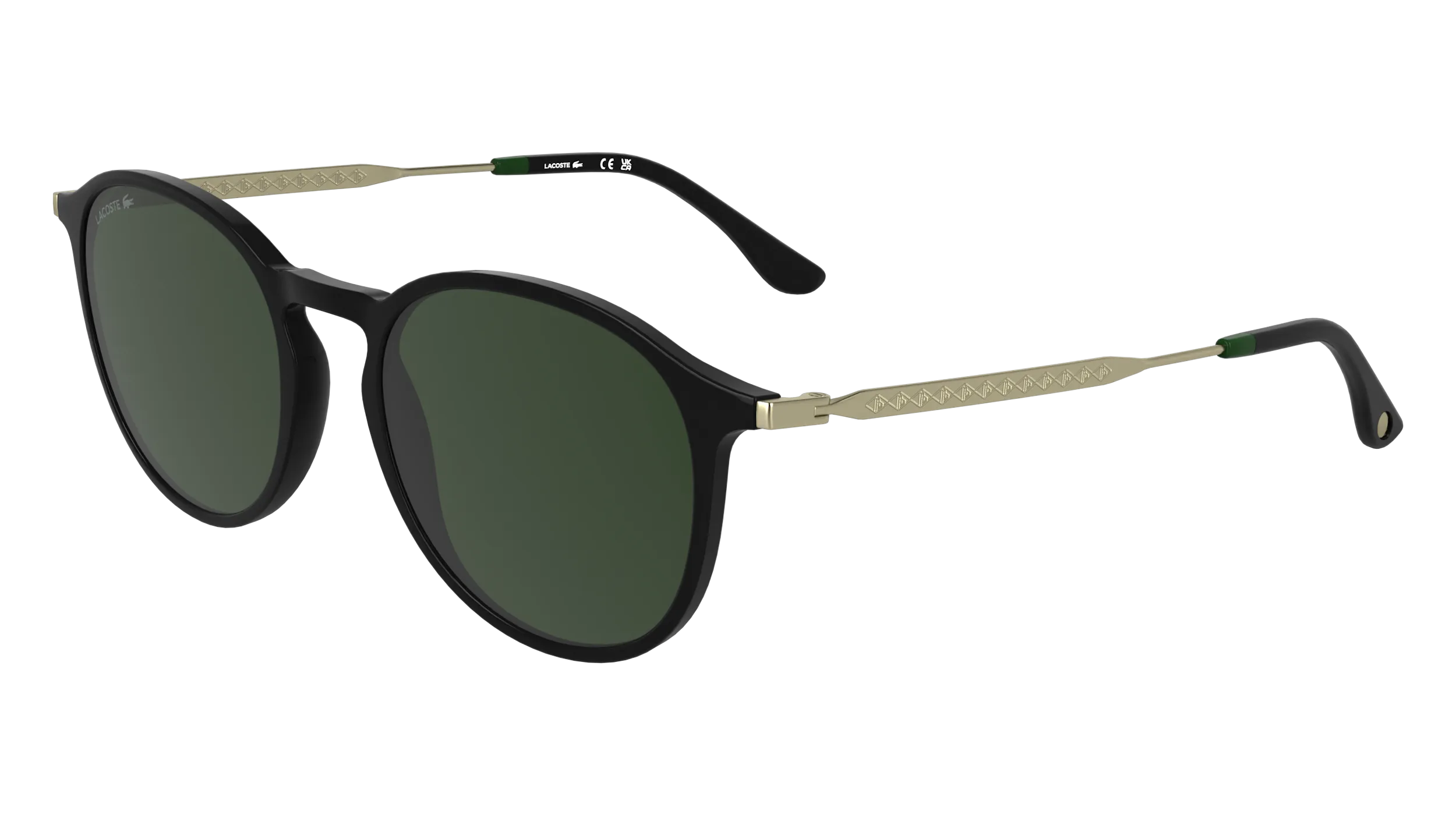 Lacoste L6061S 001 Occhiali da sole Bio-iniettato Nero Squadrata Normale - immagine 1