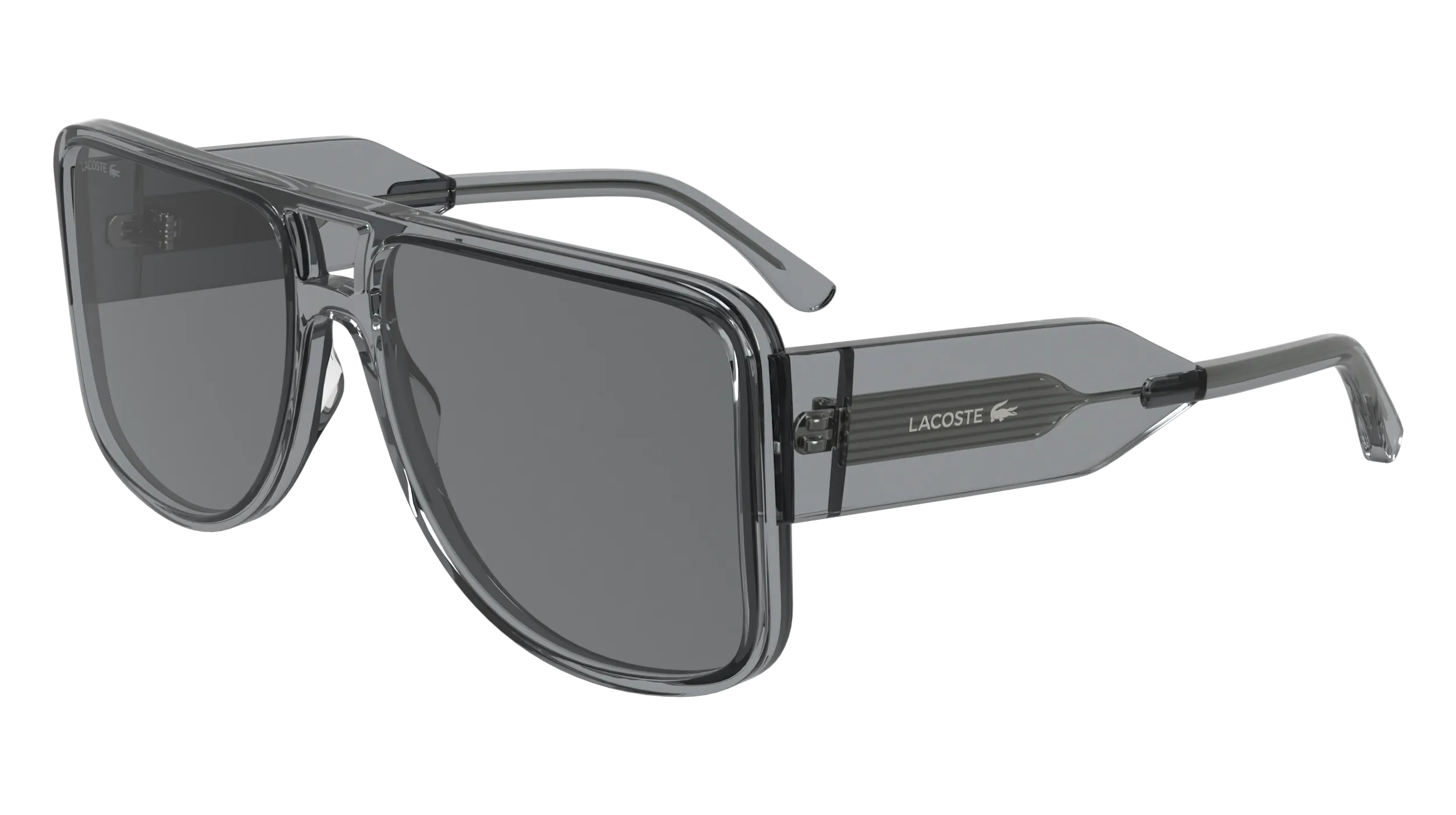 Lacoste L6056S 035 Occhiali da sole Acetato Grigio Grigio Squadrata Normale - immagine 1