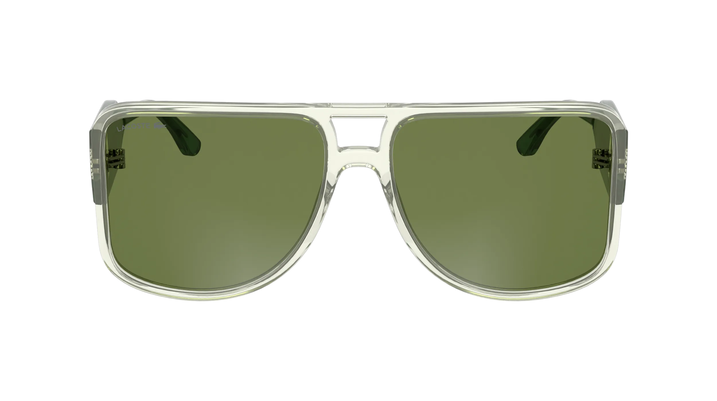 Lacoste L6056S 315 Occhiali da sole Acetato Verde Squadrata Normale - immagine 2