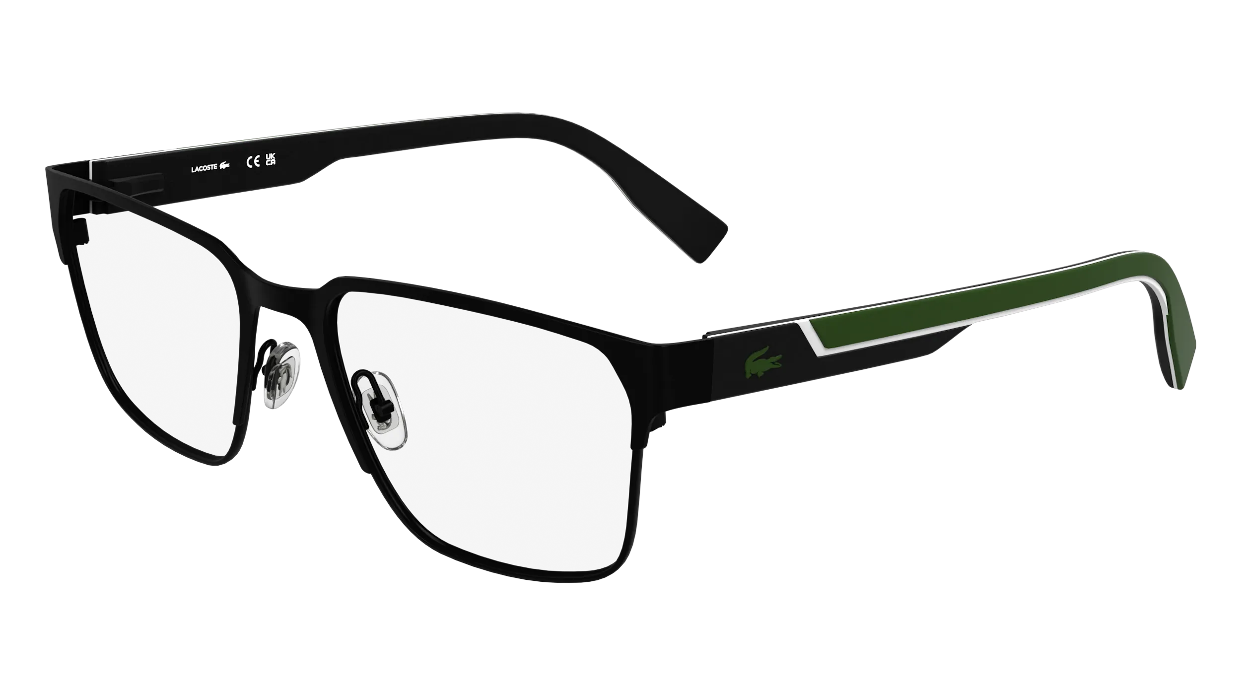 Lacoste L2306 002 Montature da vista Metallo Nero Squadrata Normale - immagine 1