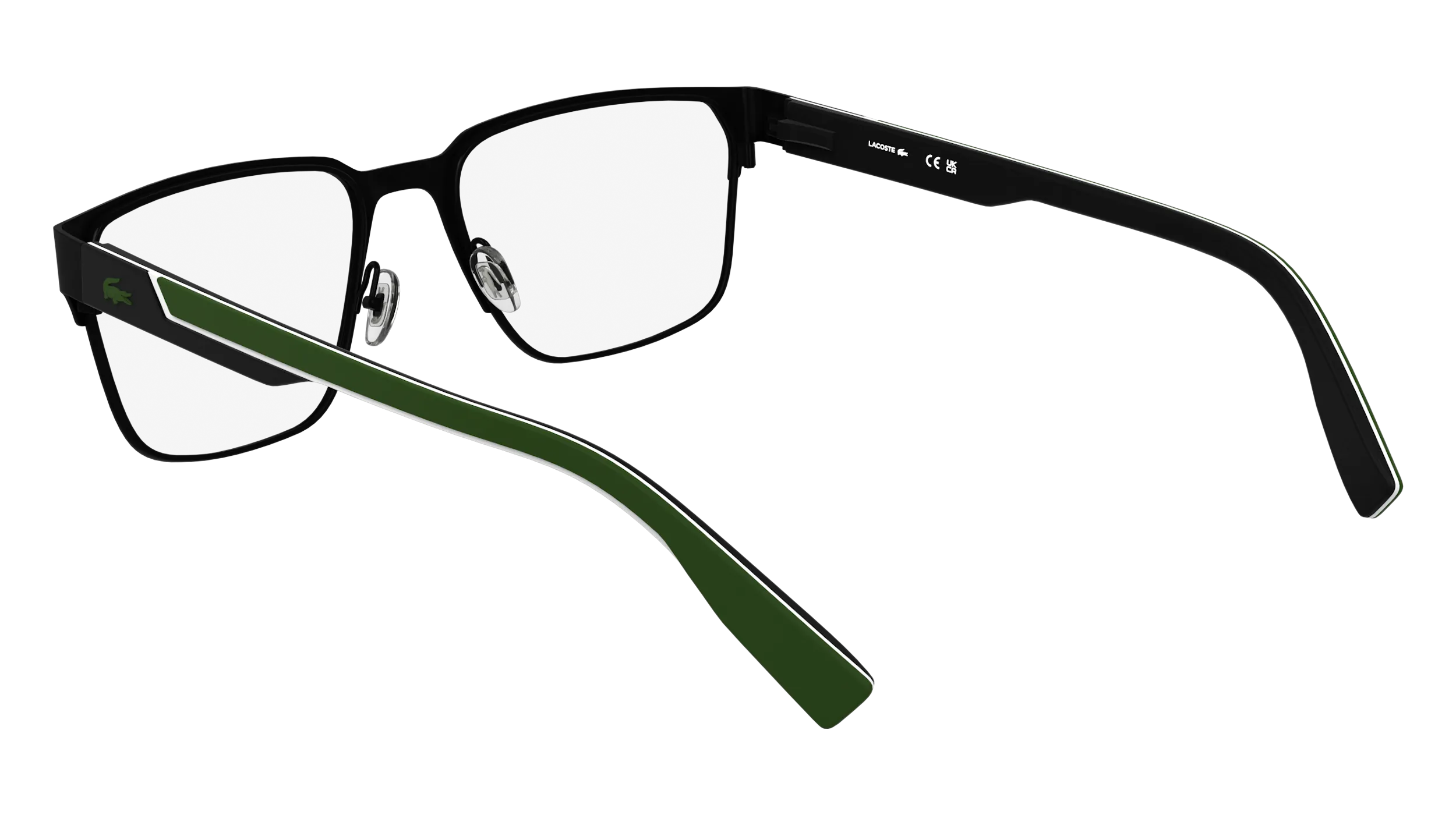 Lacoste L2306 002 Montature da vista Metallo Nero Squadrata Normale - immagine 4