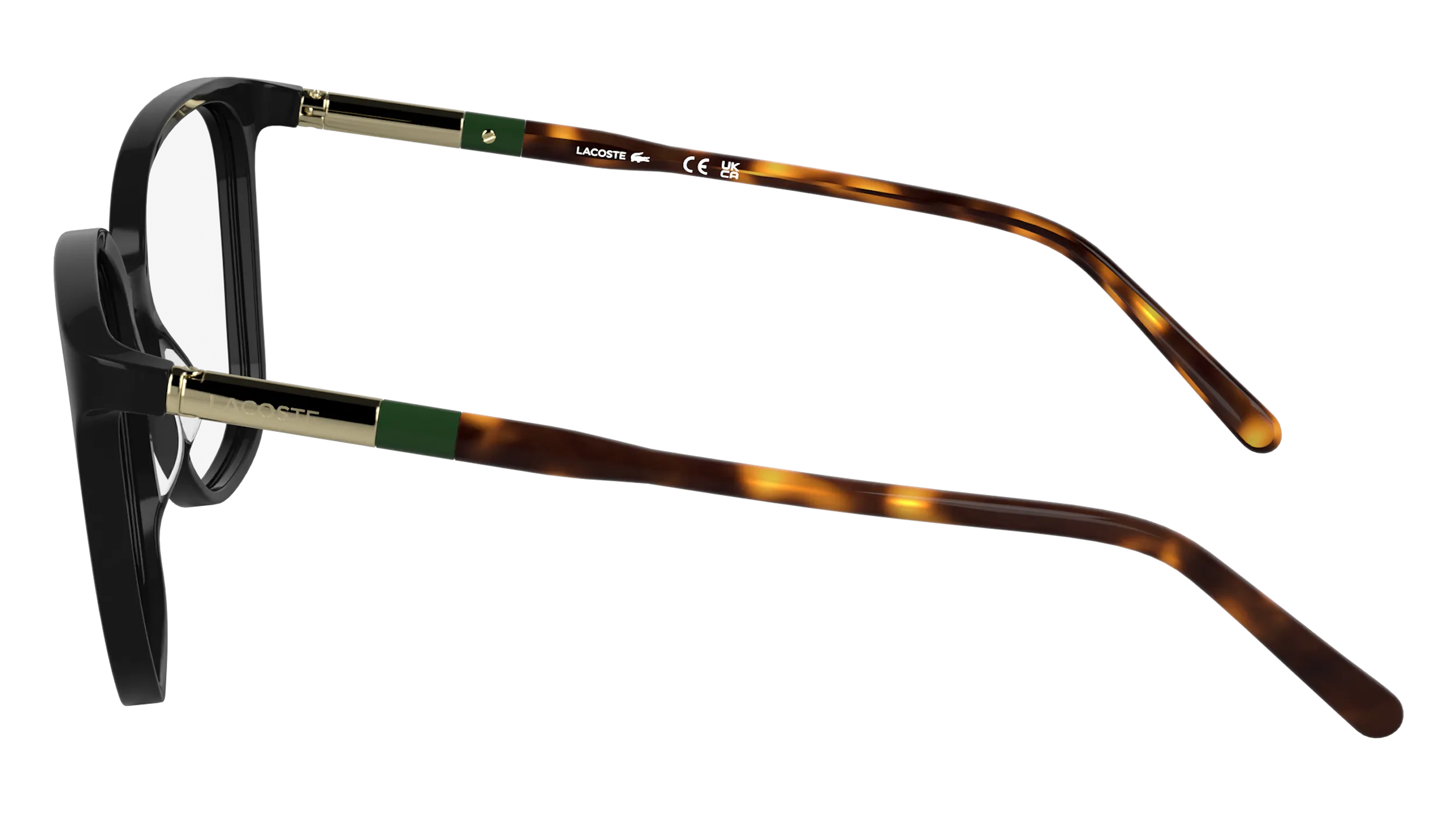 Lacoste L2985 001 Montature da vista Acetato Nero Squadrata Normale - immagine 3