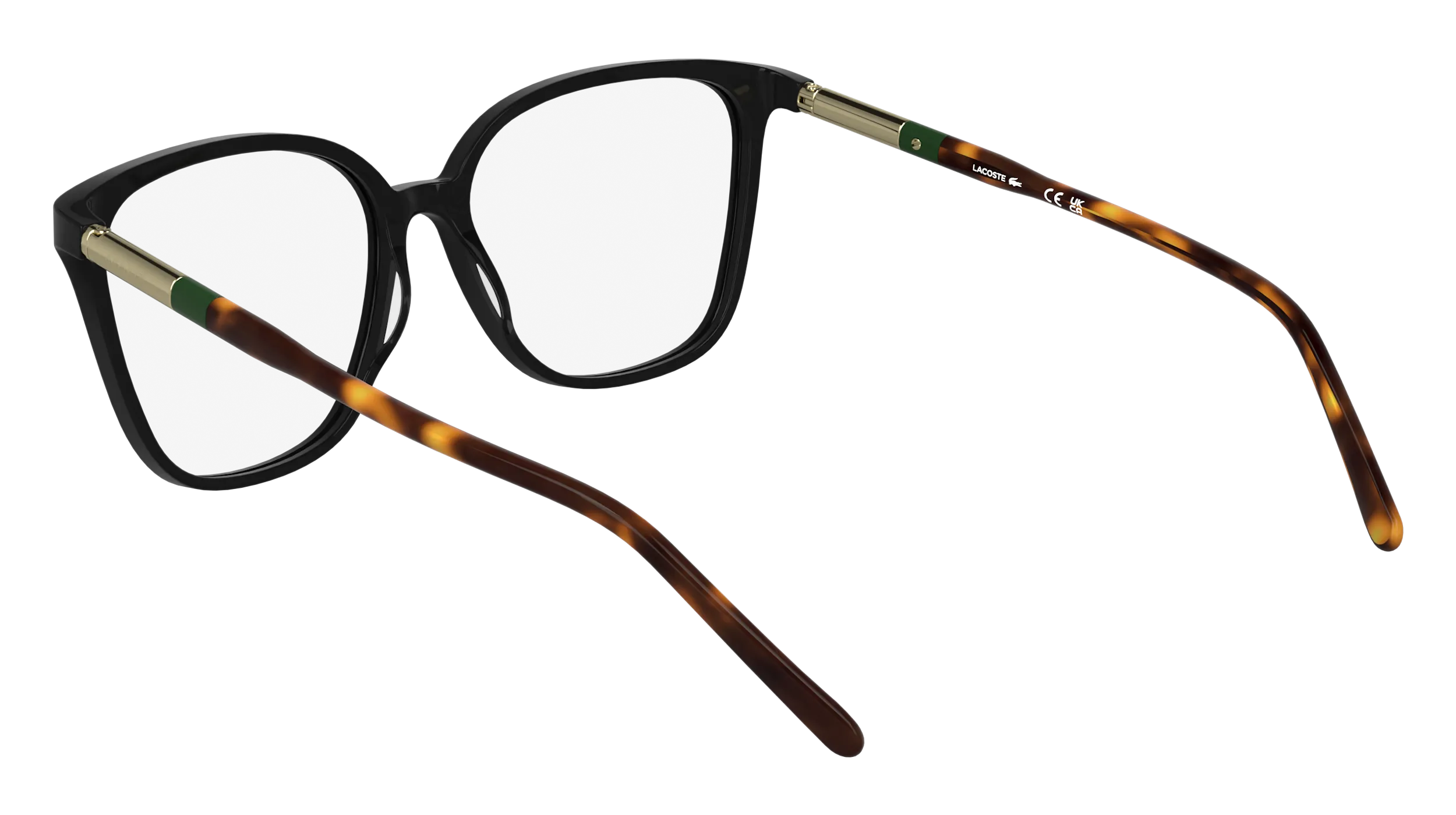 Lacoste L2985 001 Montature da vista Acetato Nero Squadrata Normale - immagine 4
