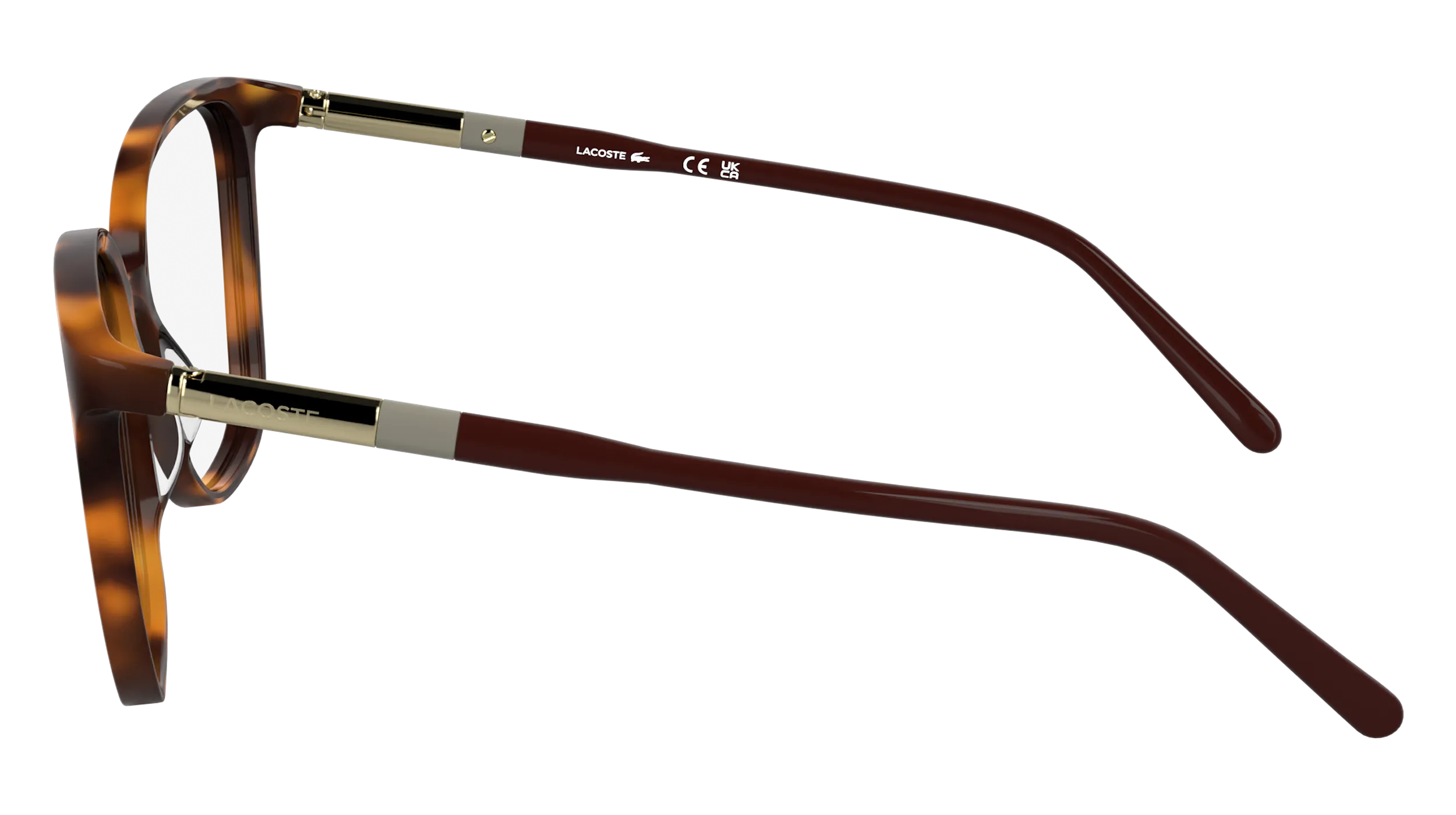 Lacoste L2985 214 Montature da vista Acetato Havana Squadrata Normale - immagine 3
