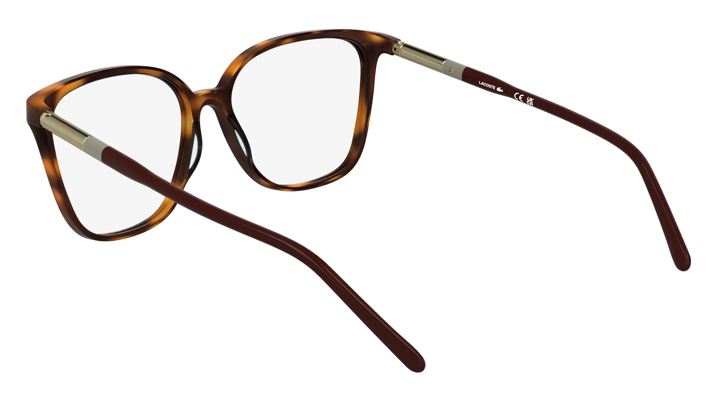Lacoste L2985 214 Montature da vista Acetato Havana Squadrata Normale - immagine 4