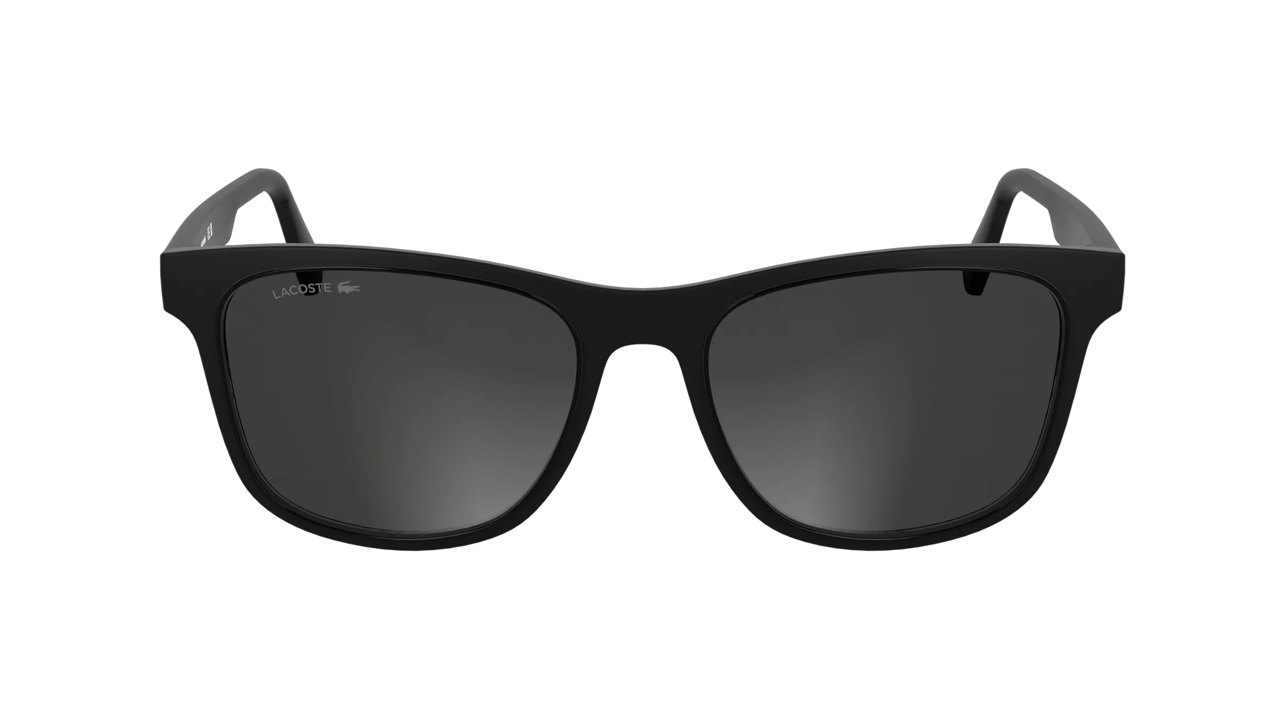 Lacoste L6054S 002 Occhiali da sole Bio-iniettato Nero Grigio Squadrata Normale - immagine 2