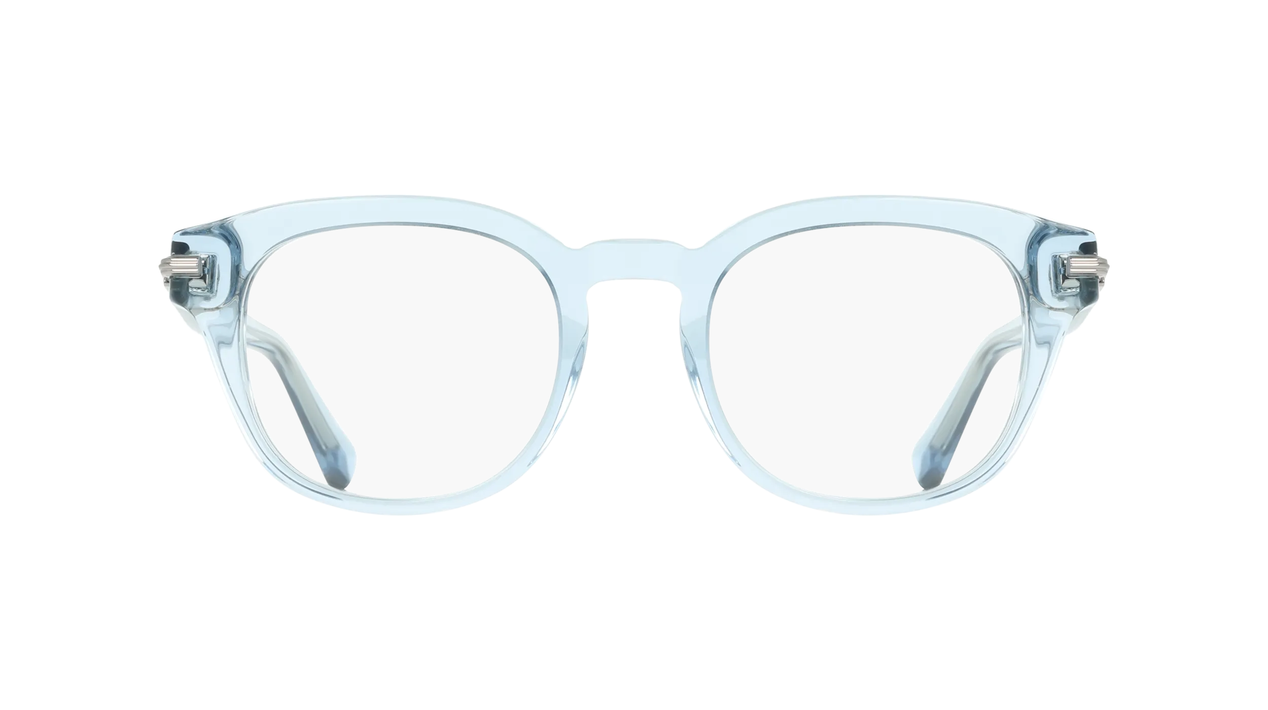 Ferragamo SF3033 450 Montature da vista Acetato Azzurro Geometrica Normale - immagine 2