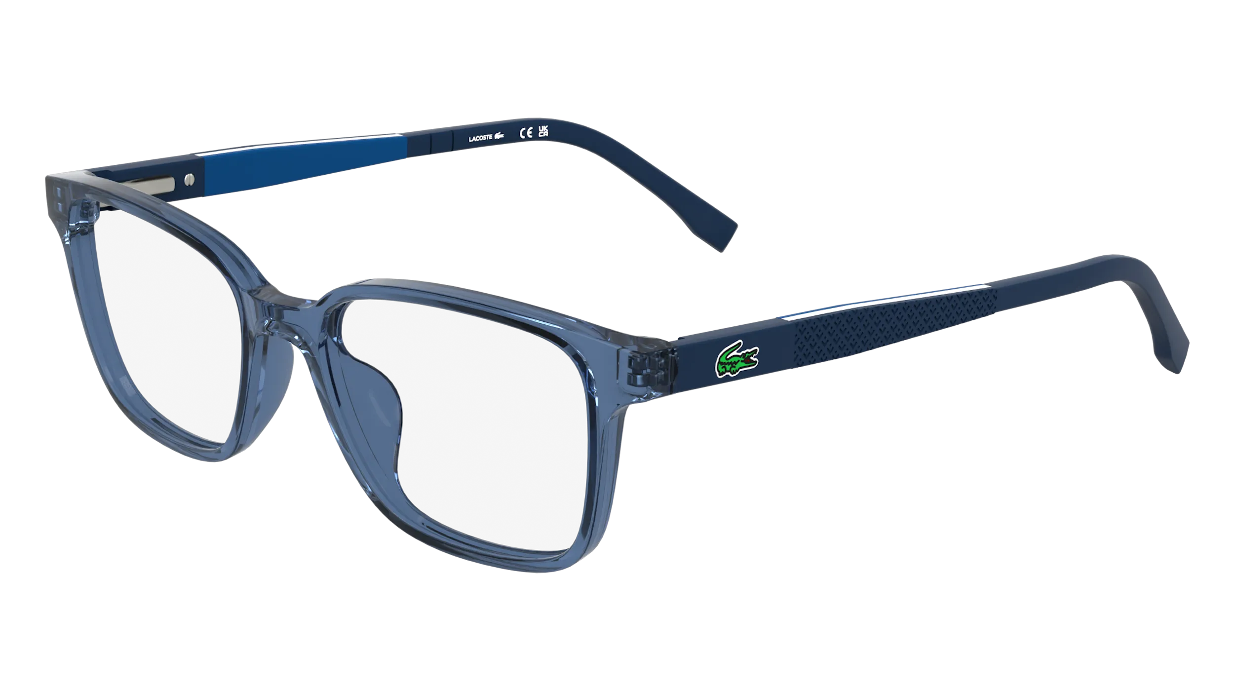 Lacoste Junior Lacoste L3661 424 Montature da vista bambino Bio-iniettato Blu Squadrata Normale - immagine 1