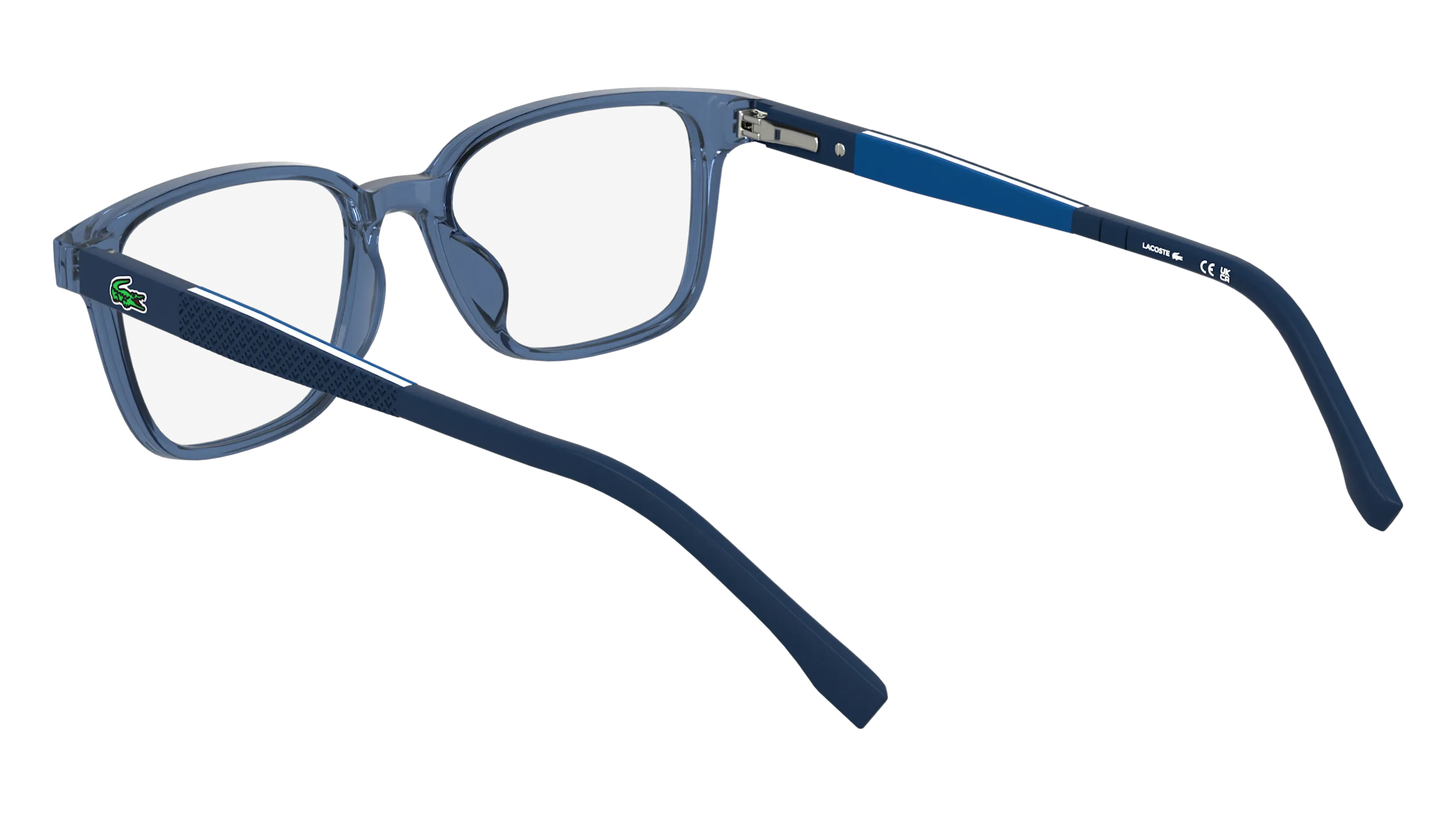 Lacoste Junior Lacoste L3661 424 Montature da vista bambino Bio-iniettato Blu Squadrata Normale - immagine 4