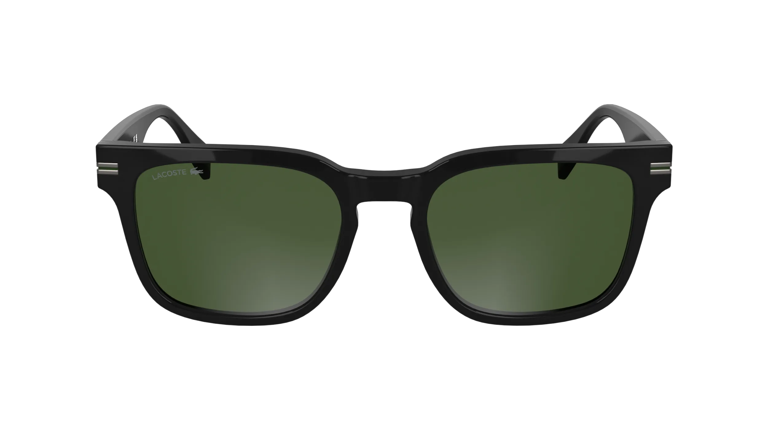 Lacoste L6065S 001 Occhiali da sole Acetato Nero Squadrata Normale - immagine 2