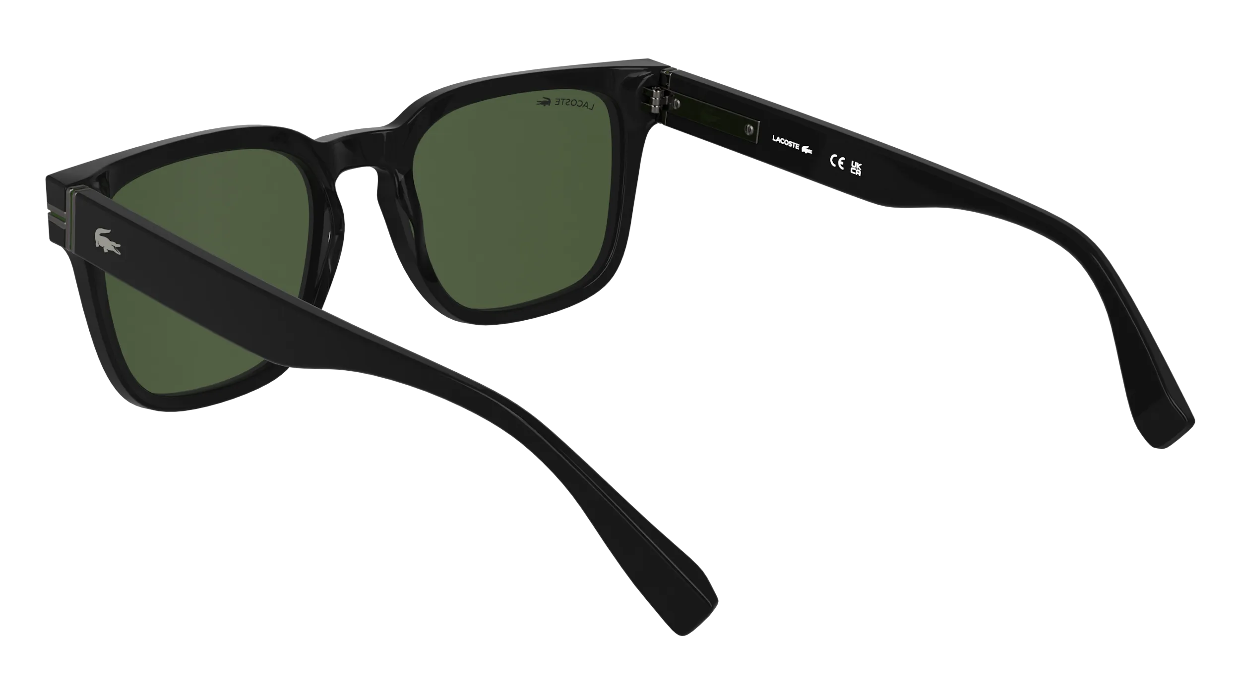 Lacoste L6065S 001 Occhiali da sole Acetato Nero Squadrata Normale - immagine 4
