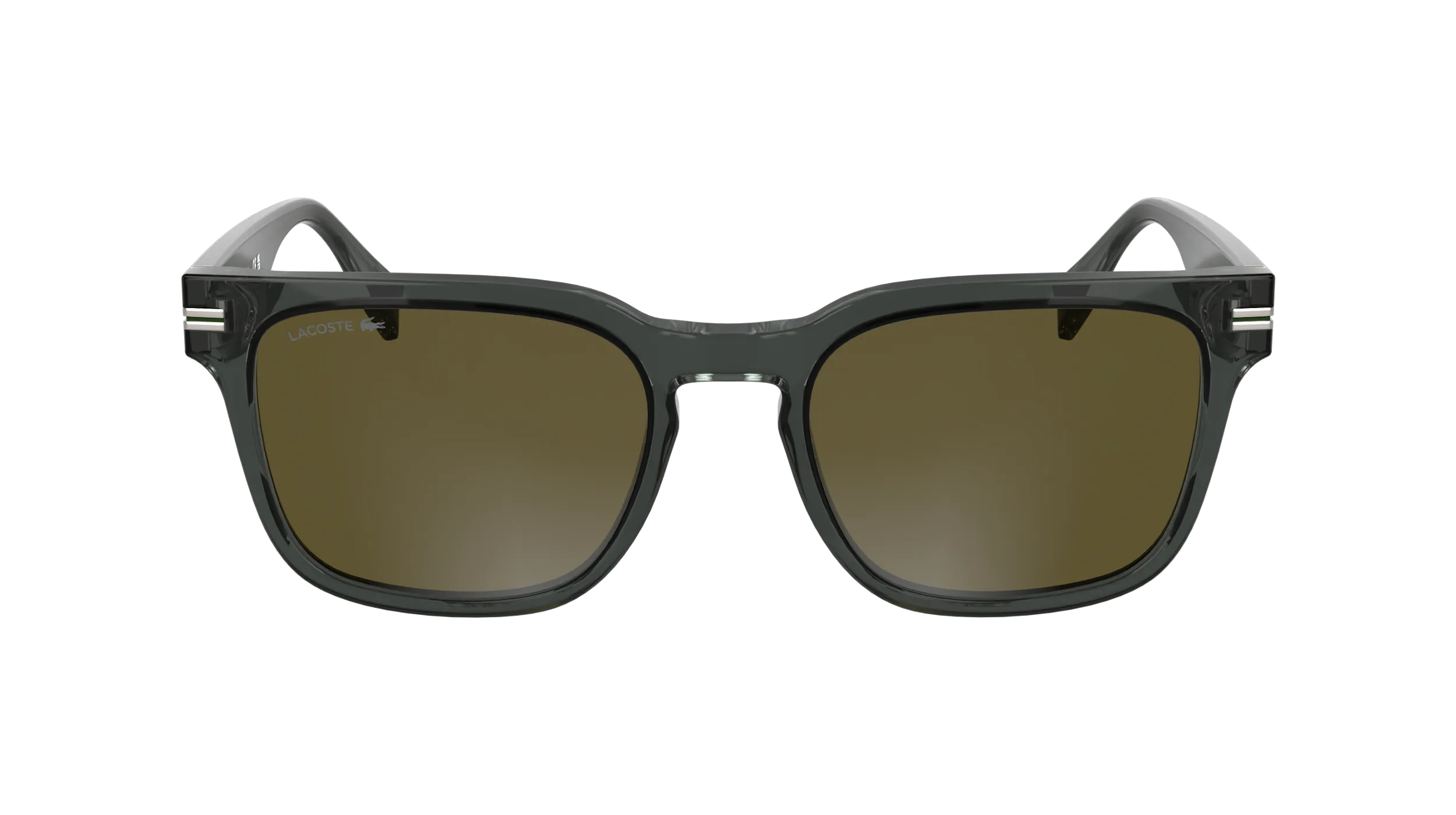 Lacoste L6065S 035 Occhiali da sole Acetato Grigio Marrone Squadrata Normale - immagine 2