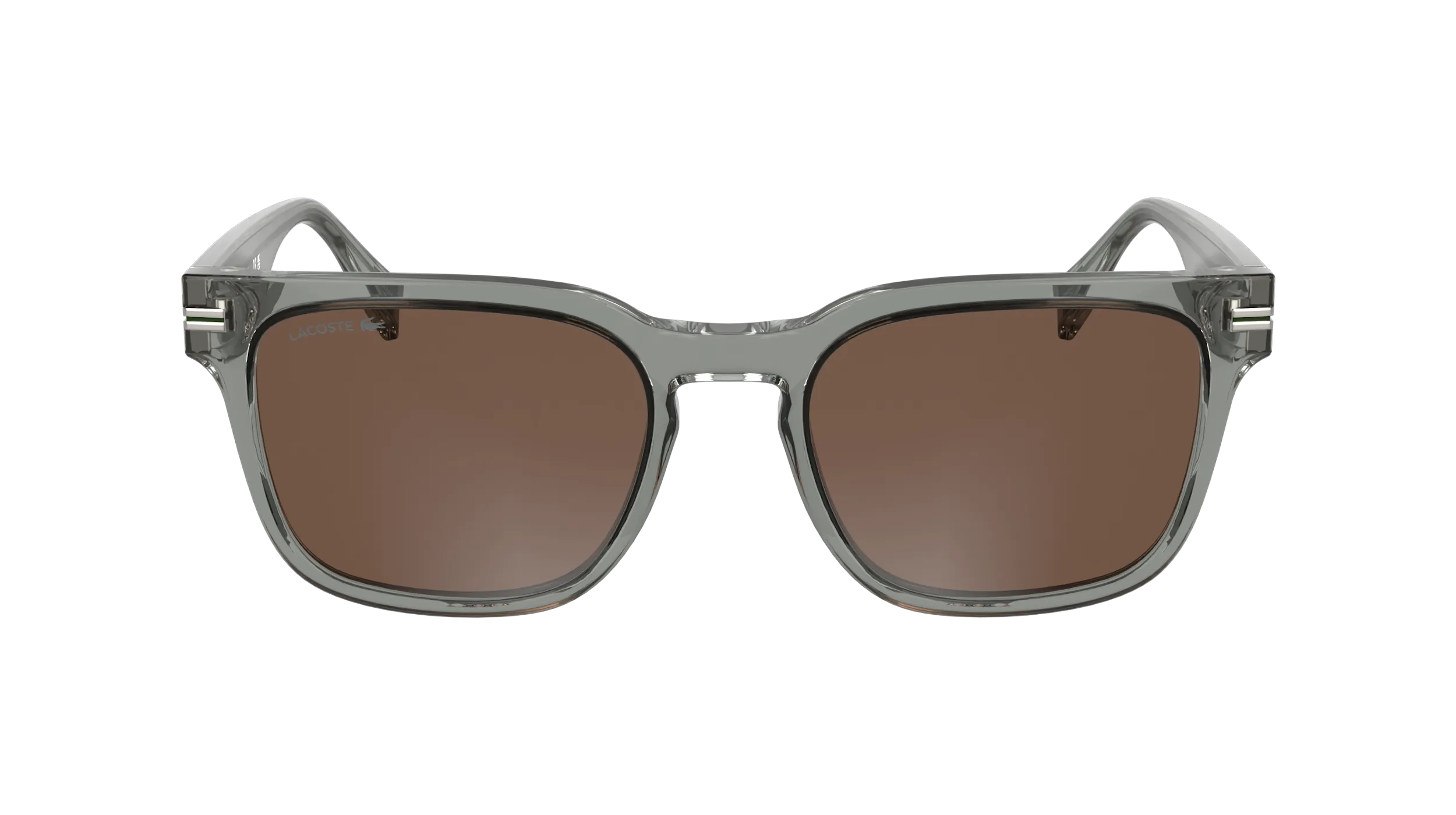 Lacoste L6065S 038 Occhiali da sole Acetato Rosso Squadrata Normale - immagine 2
