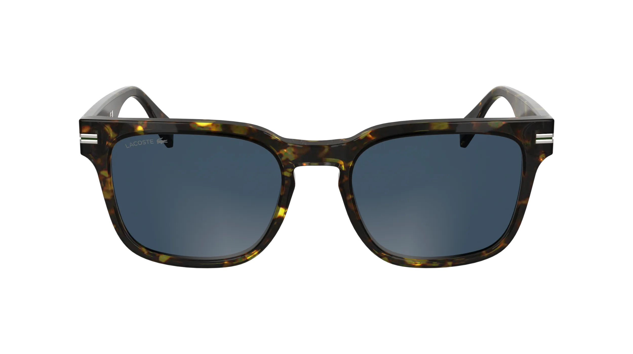 Lacoste L6065S 230 Occhiali da sole Acetato Havana Blu Squadrata Normale - immagine 2