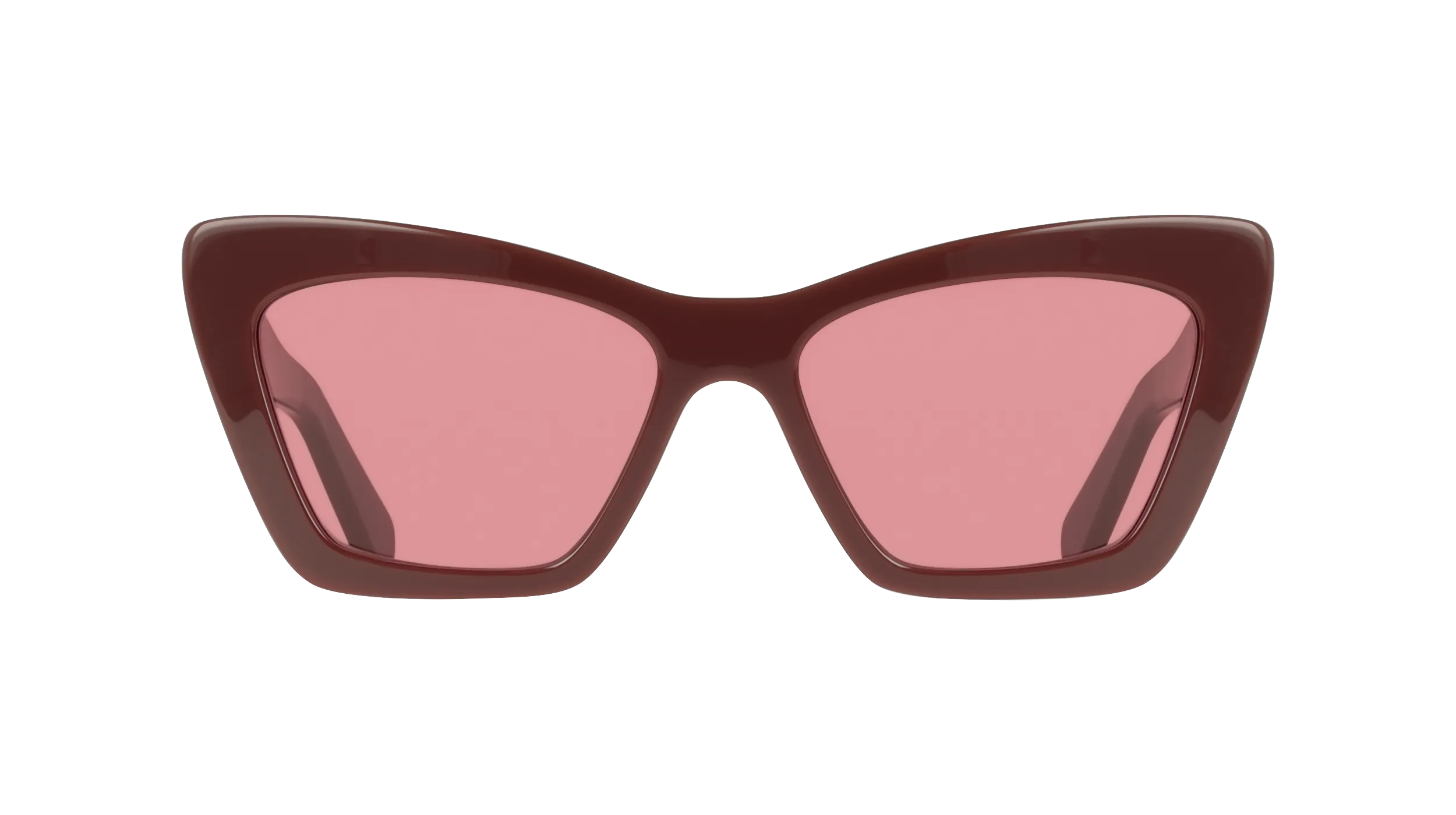 Ferragamo SF929SN 606 Occhiali da sole Acetato Bordeaux Rosso Farfalla Normale - immagine 2
