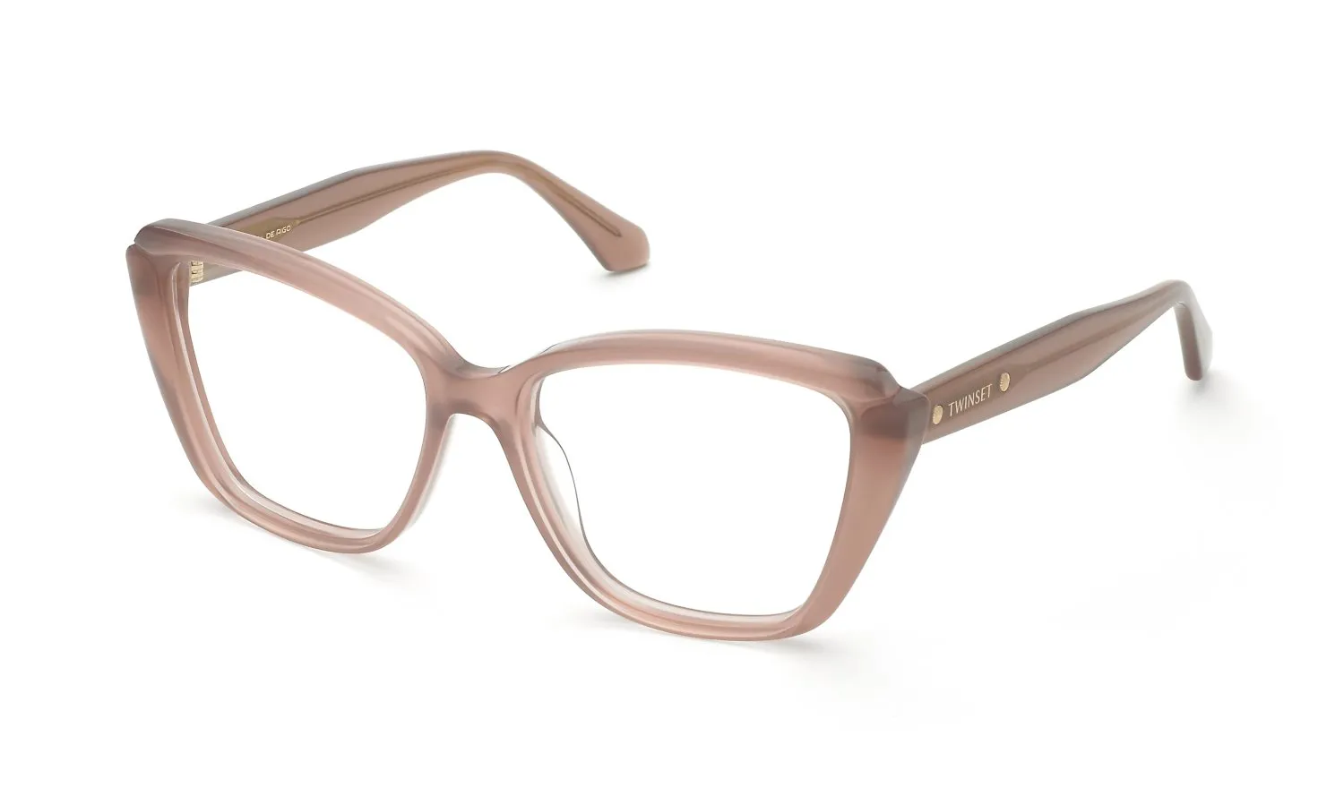 Twinset VTW077 06K7 Montature da vista Acetato Rosa Squadrata - immagine 1