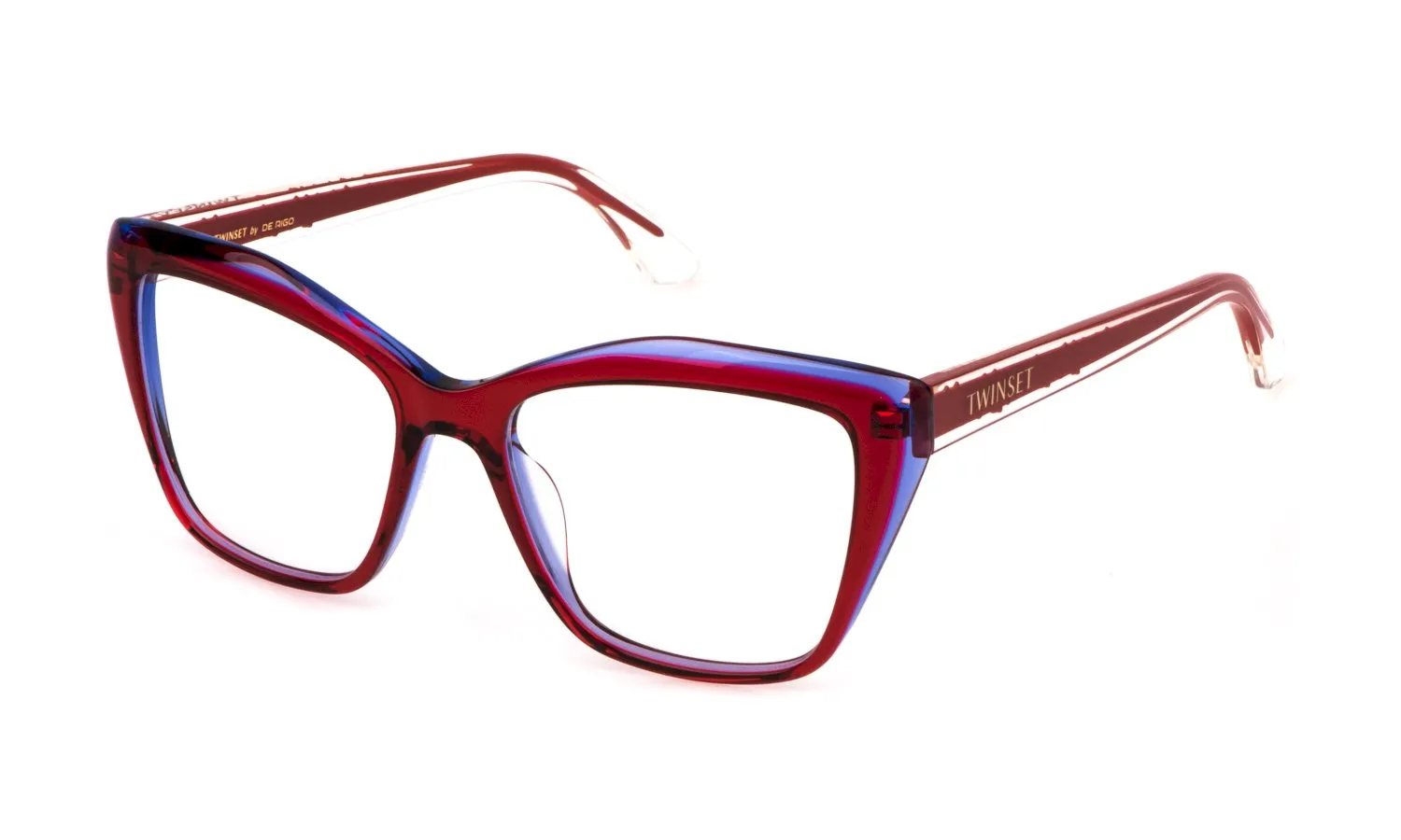 Twinset VTW047 06A4 Montature da vista Acetato Viola Squadrata - immagine 1