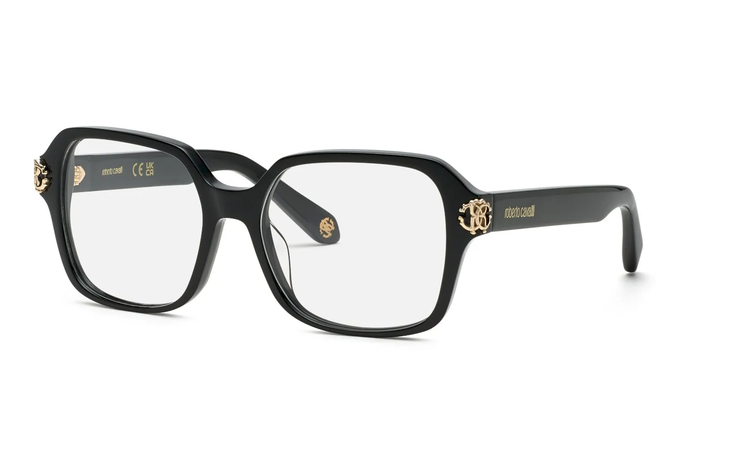 Roberto Cavalli VRC074M 700 Montature da vista Acetato Nero Squadrata - immagine 1