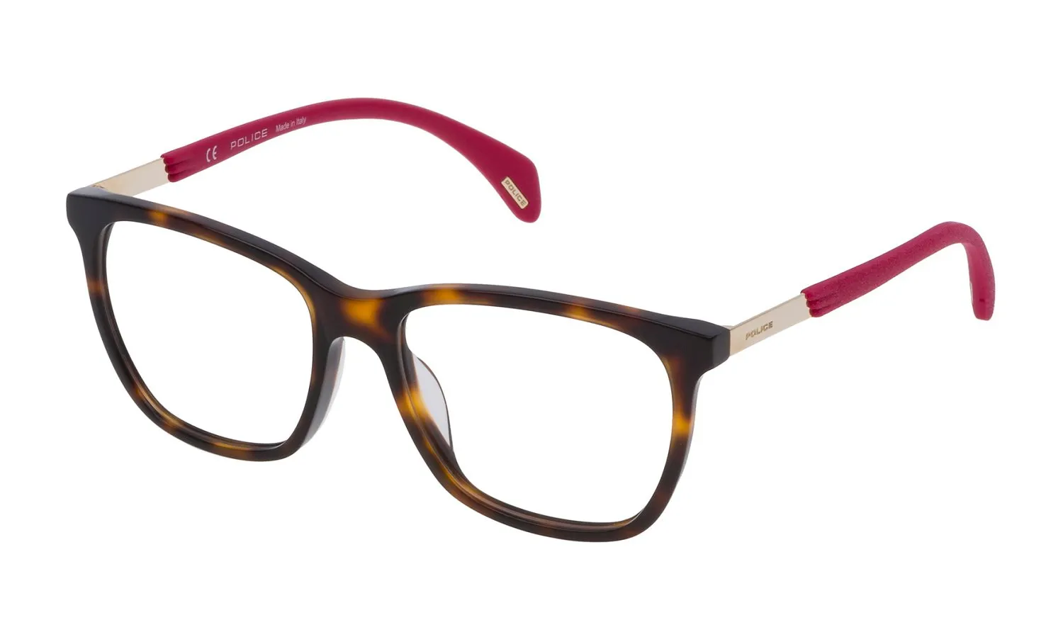 Police VPL630 SPARKLE 9 09AJ Montature da vista Metallo Havana Pantos - immagine 1