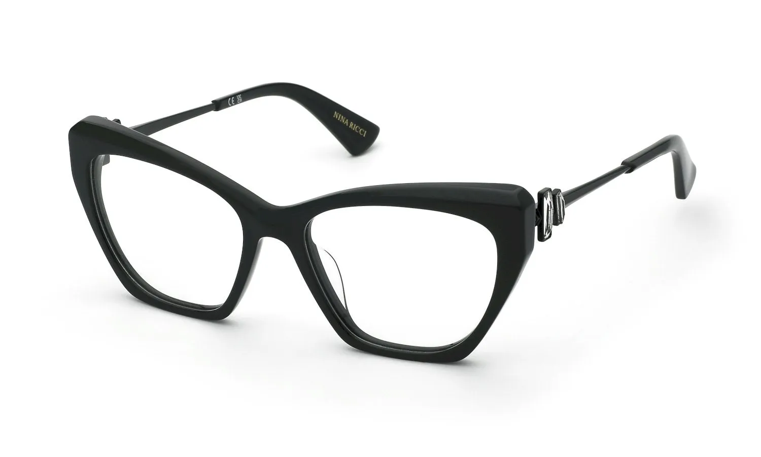 Nina Ricci VNR415S 700S Montature da vista Acetato Nero Farfalla - immagine 1