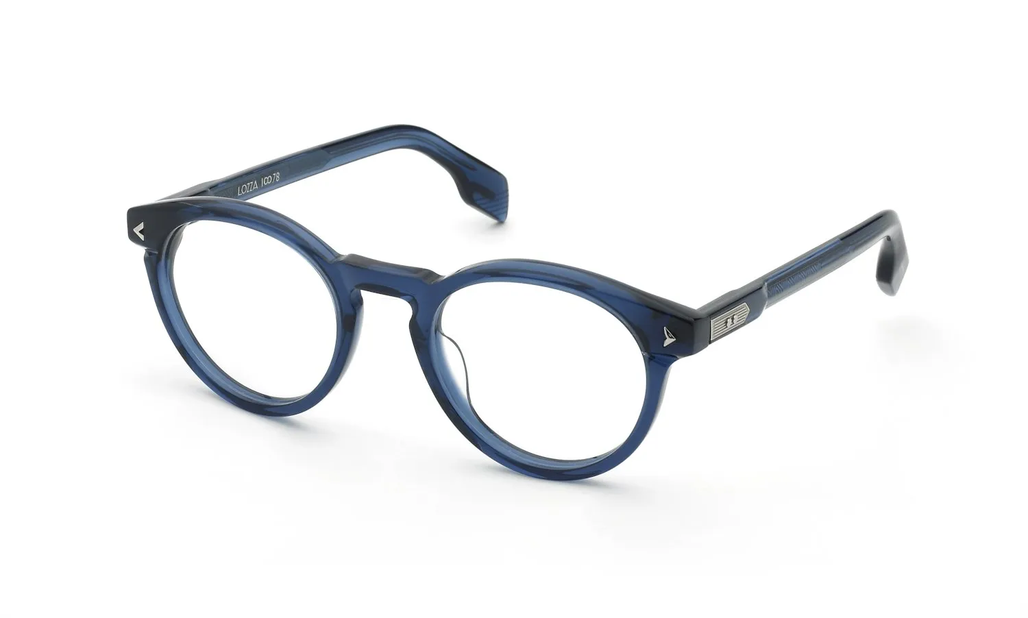 Lozza VL4380M ADAGIO 6 955 Montature da vista Acetato Blu Pantos - immagine 1