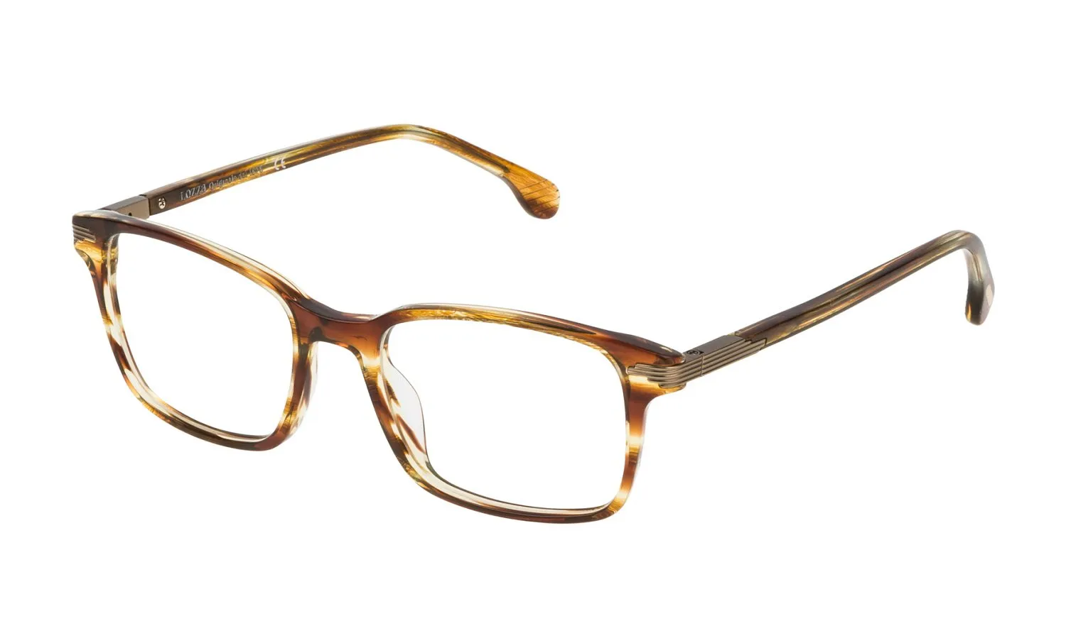 Lozza VL4095 LEVI 06WG Montature da vista Acetato Squadrata - immagine 1