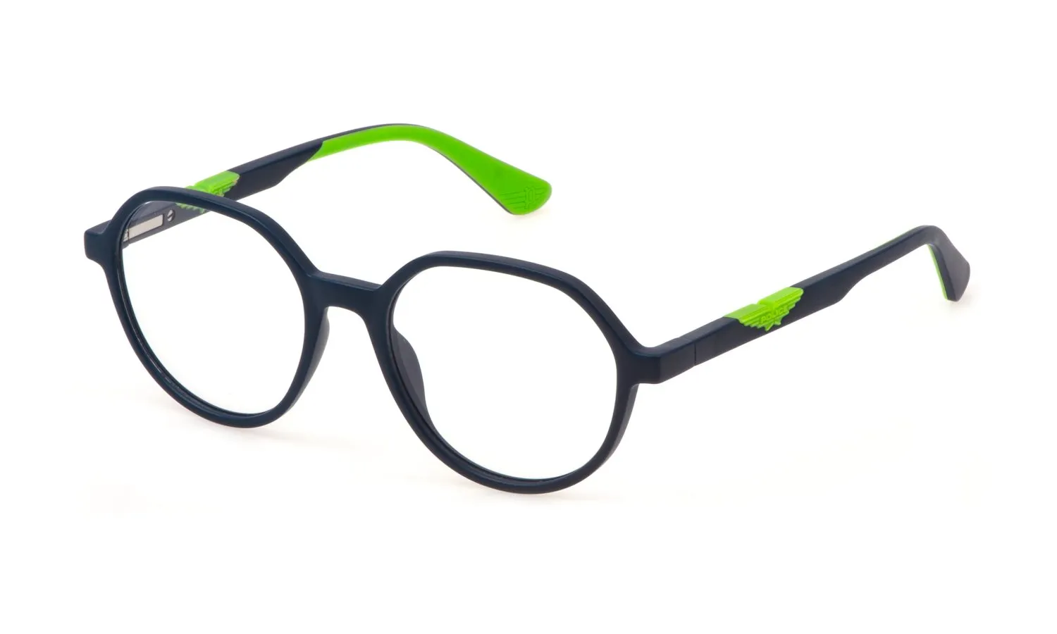 Police Junior Police VK139 ORIGINS JR 9 0R22 Montature da vista bambino Iniettato Blu Geometrica - immagine 1
