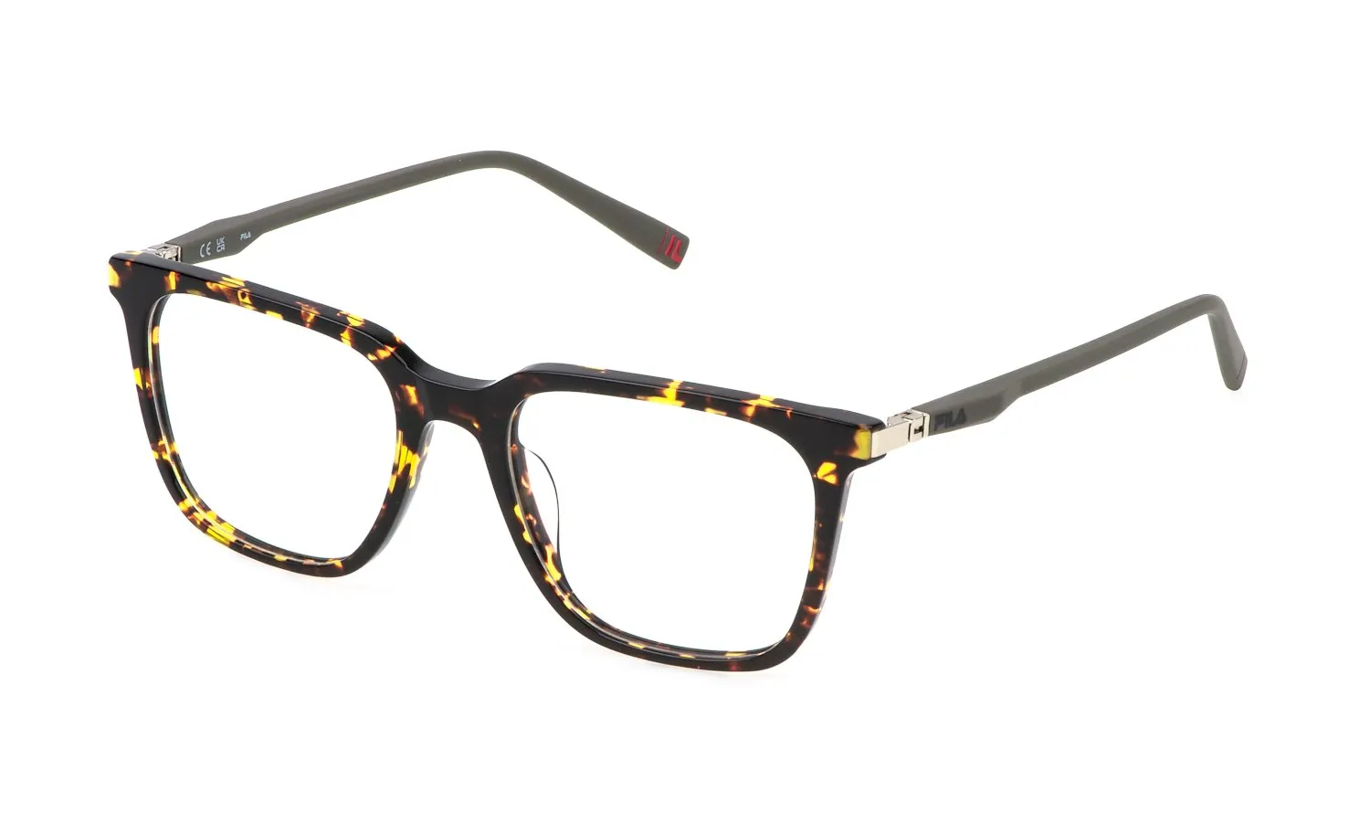 Fila VFI876 779 Montature da vista Acetato Havana Squadrata - immagine 1