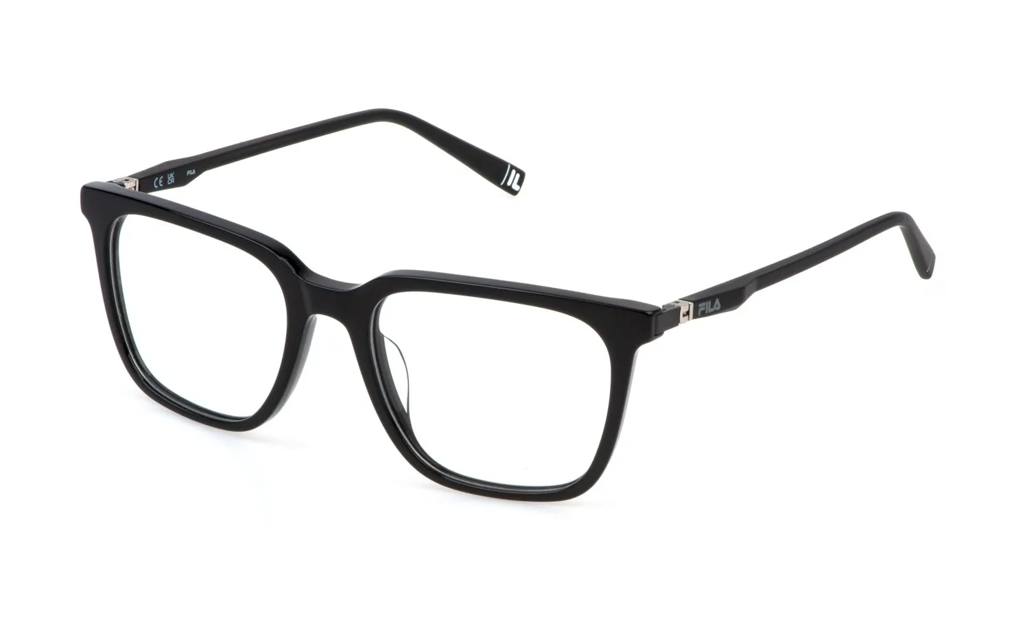 Fila VFI876 700 Montature da vista Acetato Nero Squadrata - immagine 1