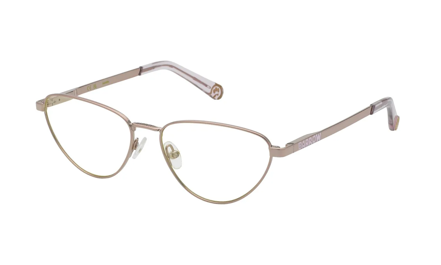 Barrow VBA024V SIDEOUT 0A15 Montature da vista Metallo Rosa Cat Eye - immagine 1