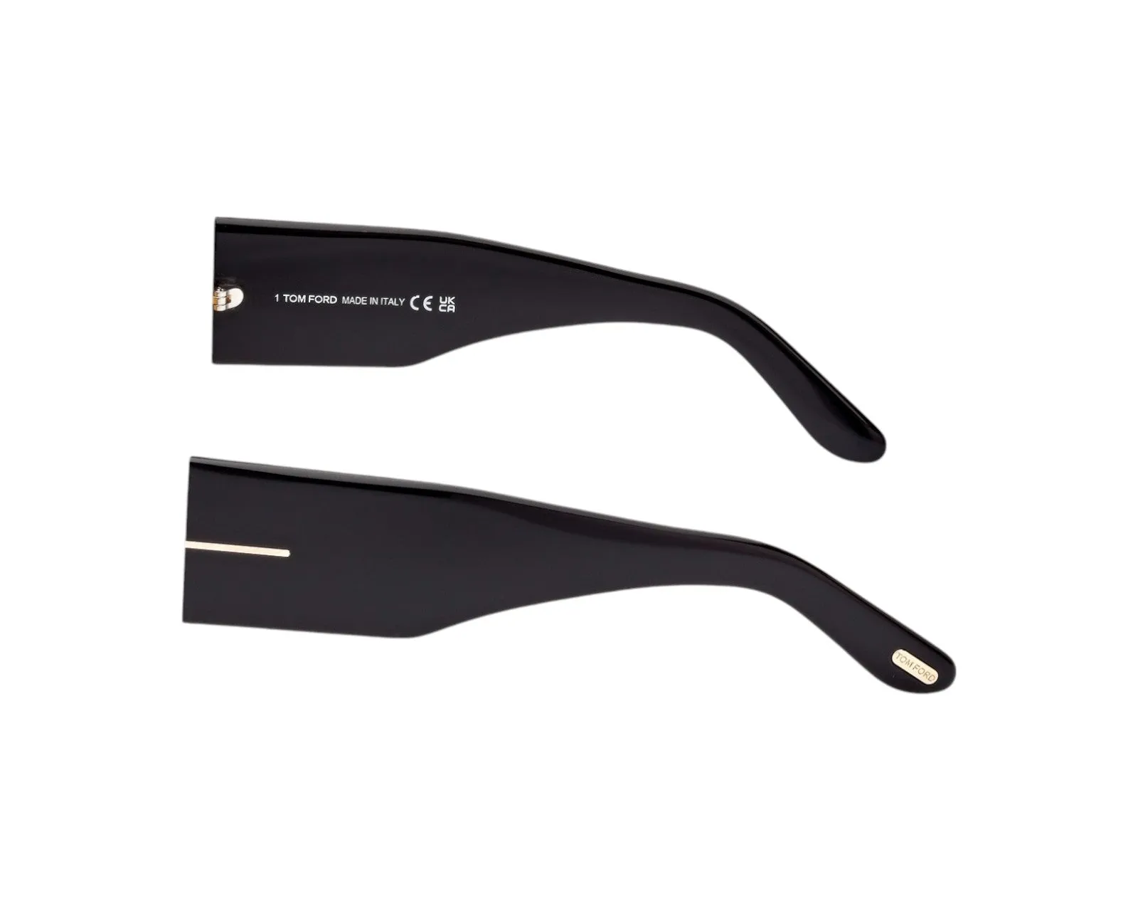 TOM FORD TOM FORD Aste di ricambio Tom Ford FT1044 BRONSON Aste di ricambio Acetato Nero - immagine 1
