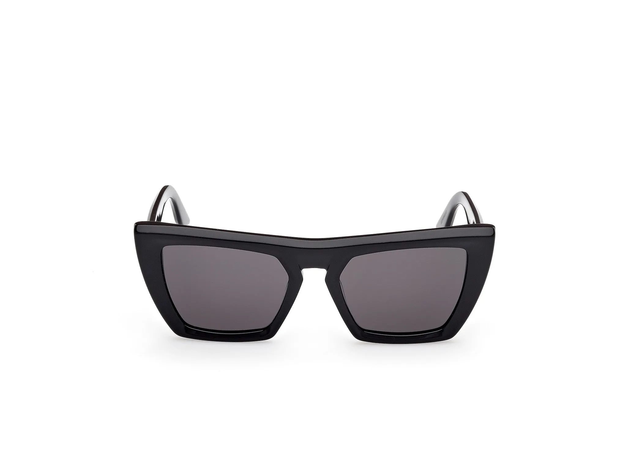 GCDS GD0065 01A Occhiali da sole Acetato Nero Fumo Cat Eye Normale - immagine 2