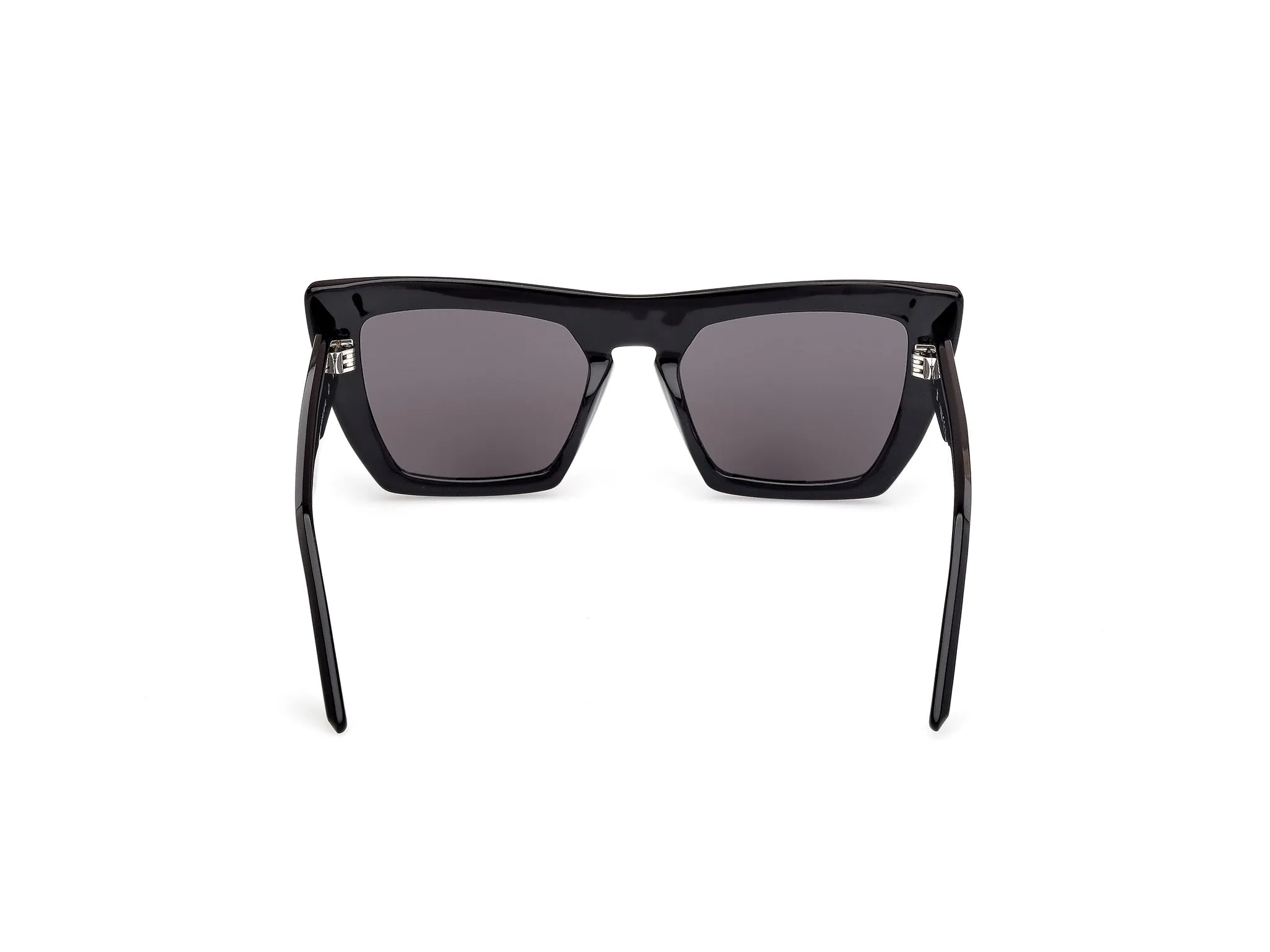 GCDS GD0065 01A Occhiali da sole Acetato Nero Fumo Cat Eye Normale - immagine 4