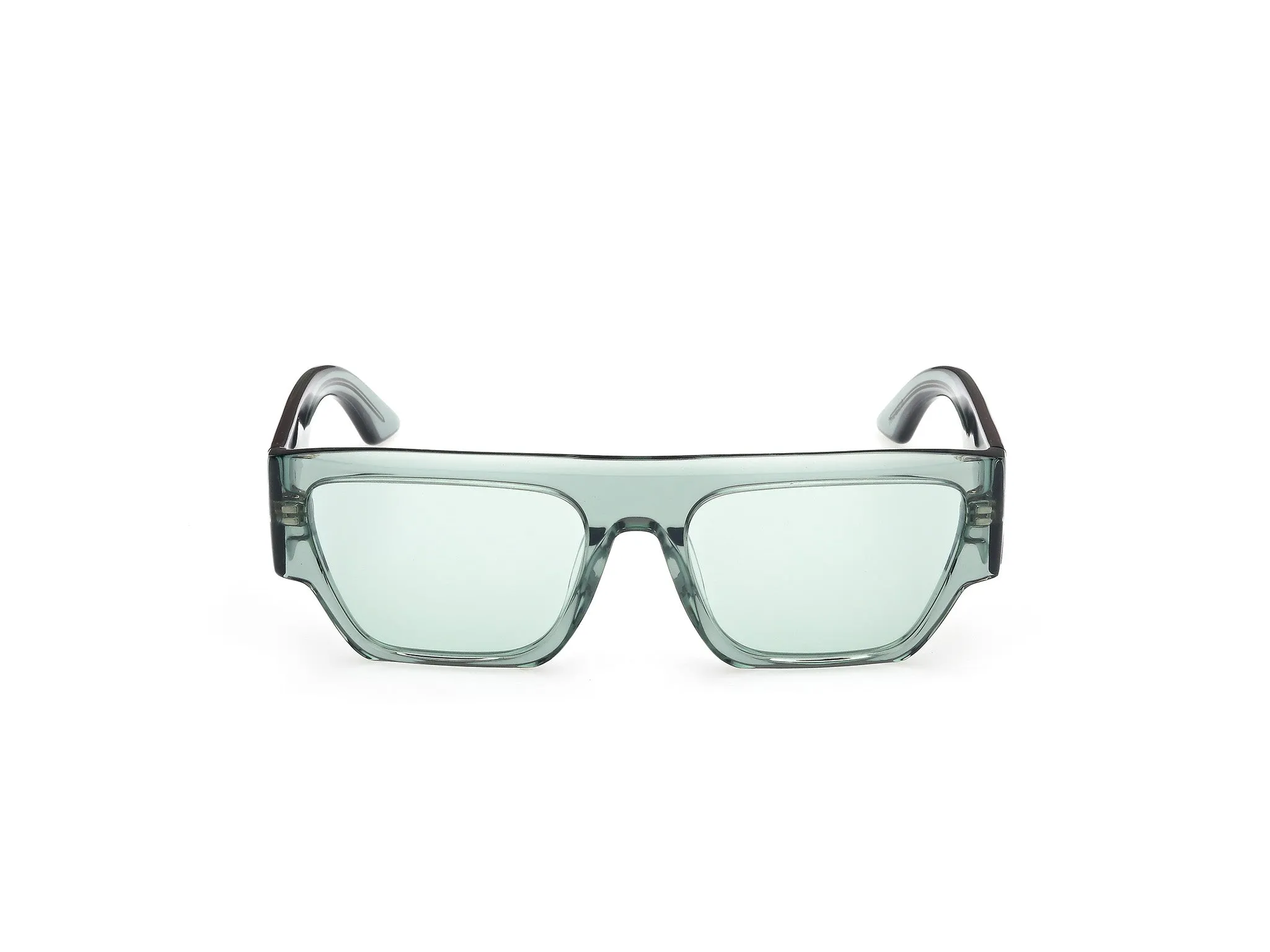 GCDS GD0064 93N Occhiali da sole Acetato Verde Verde Geometrica Normale - immagine 2