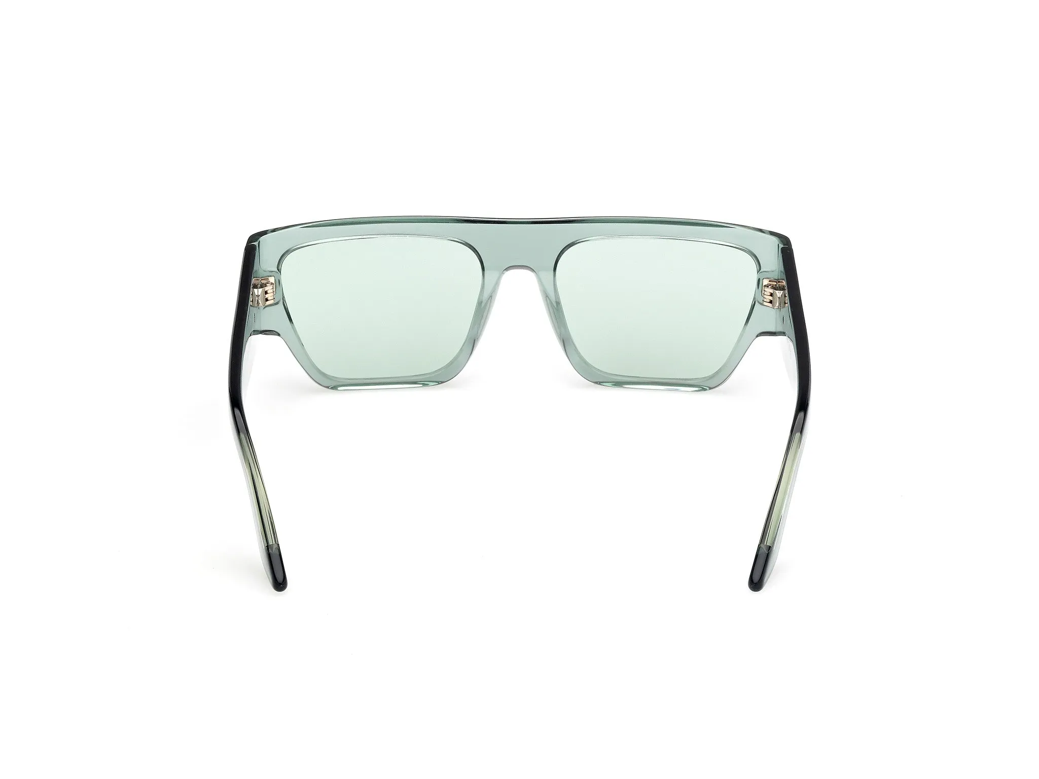 GCDS GD0064 93N Occhiali da sole Acetato Verde Verde Geometrica Normale - immagine 4