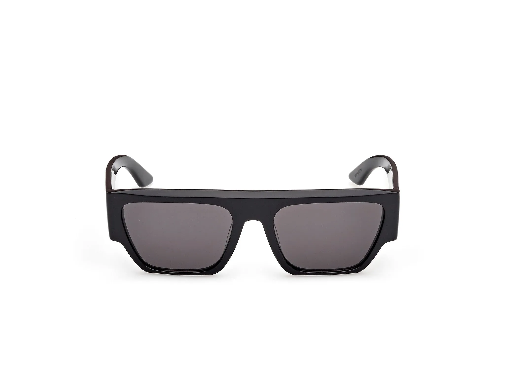 GCDS GD0064 01A Occhiali da sole Acetato Nero Fumo Geometrica Normale - immagine 2