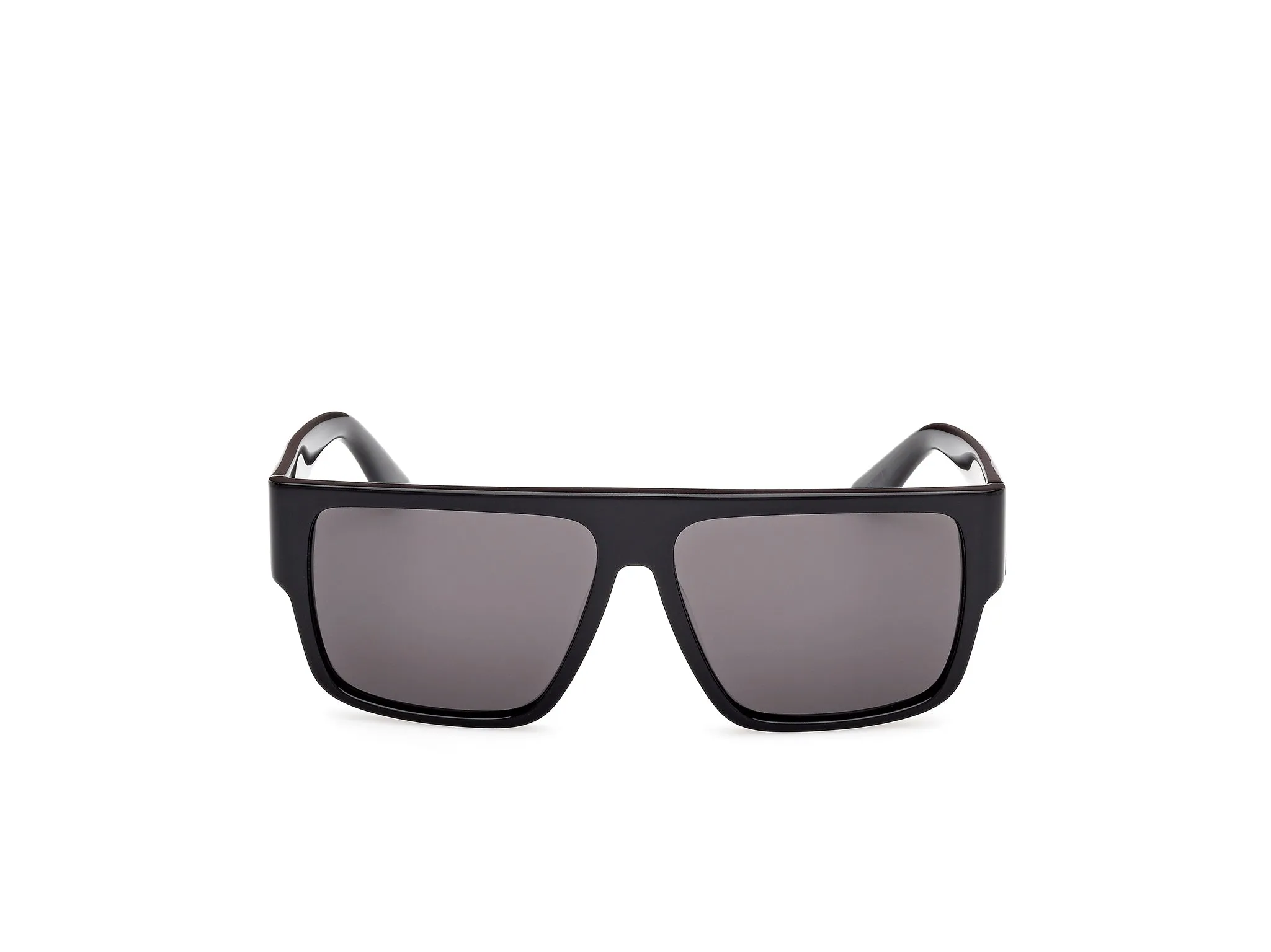 GCDS GD0063 01A Occhiali da sole Acetato Nero Fumo Geometrica Normale - immagine 2