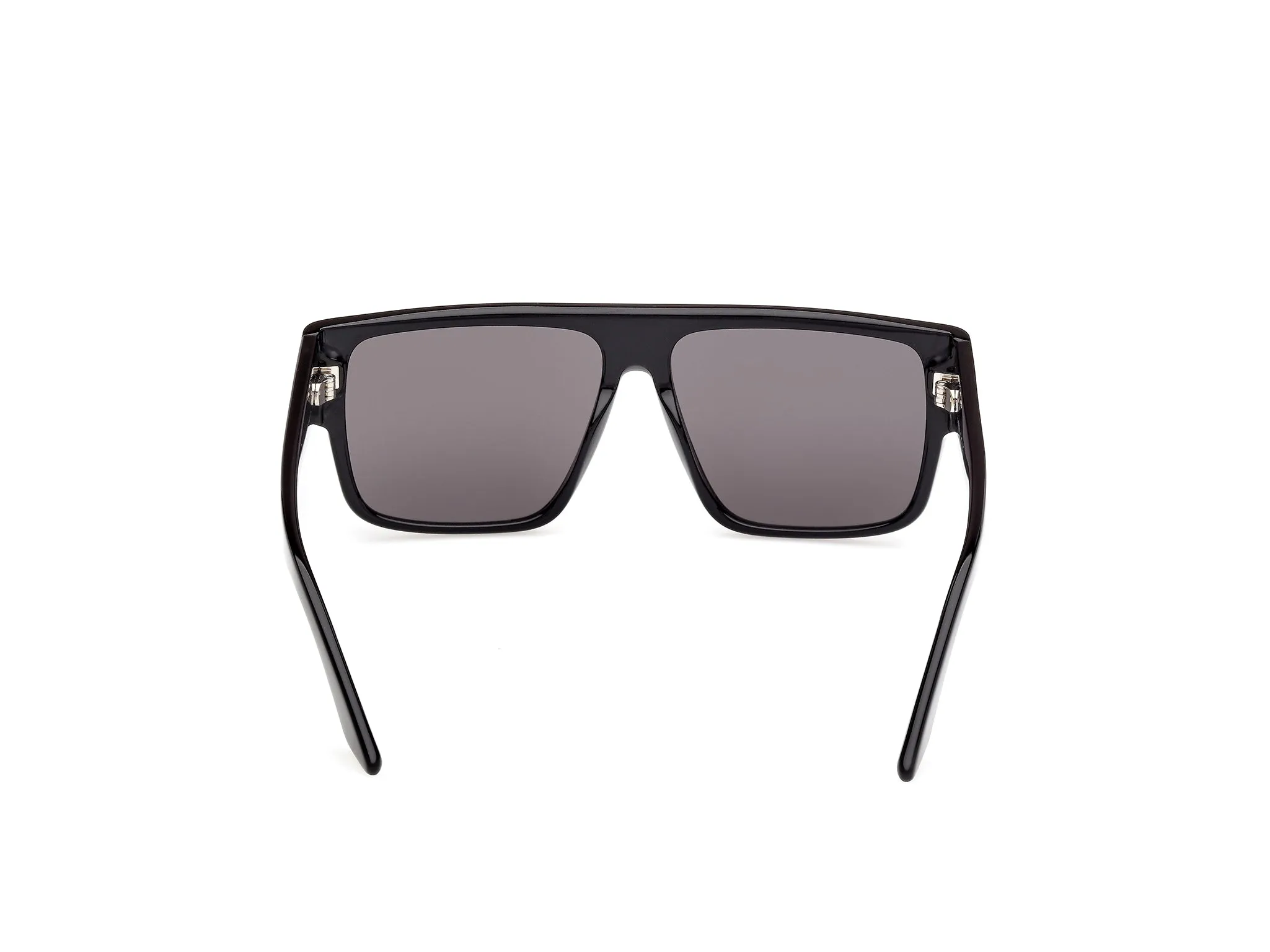 GCDS GD0063 01A Occhiali da sole Acetato Nero Fumo Geometrica Normale - immagine 4