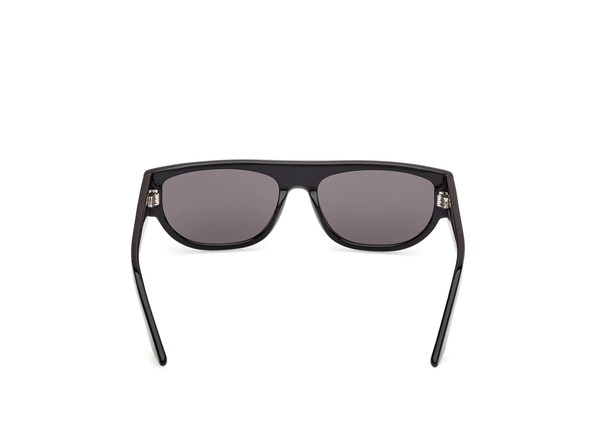 GCDS GD0062 01A Occhiali da sole Acetato Nero Fumo Geometrica Normale - immagine 4