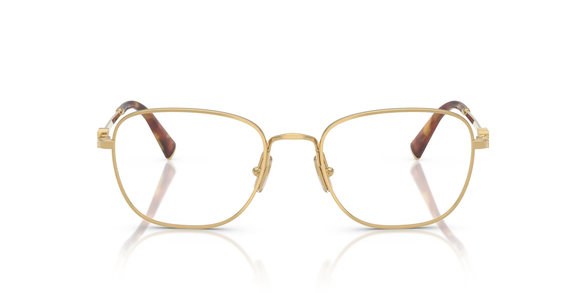 Miu Miu MU 50WV 5AK1O1 Montature da vista Metallo Oro Squadrata Normale - immagine 3