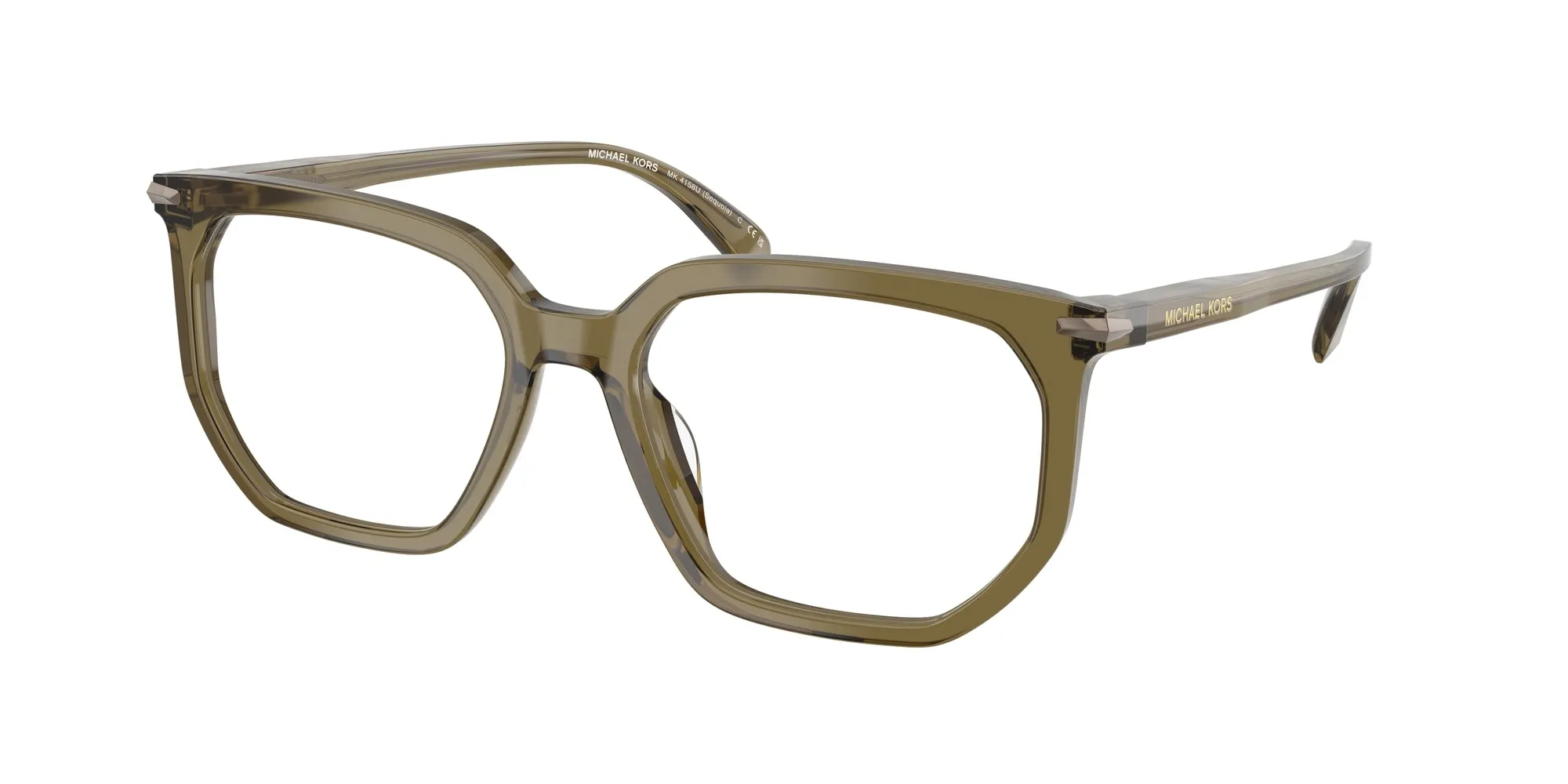 Michael Kors MK4158U SEQUOIA 4012 Montature da vista Acetato Verde Geometrica Normale - immagine 1