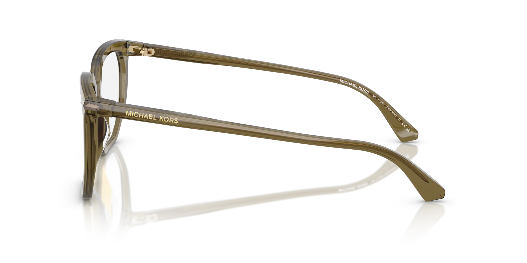 Michael Kors MK4158U SEQUOIA 4012 Montature da vista Acetato Verde Geometrica Normale - immagine 4