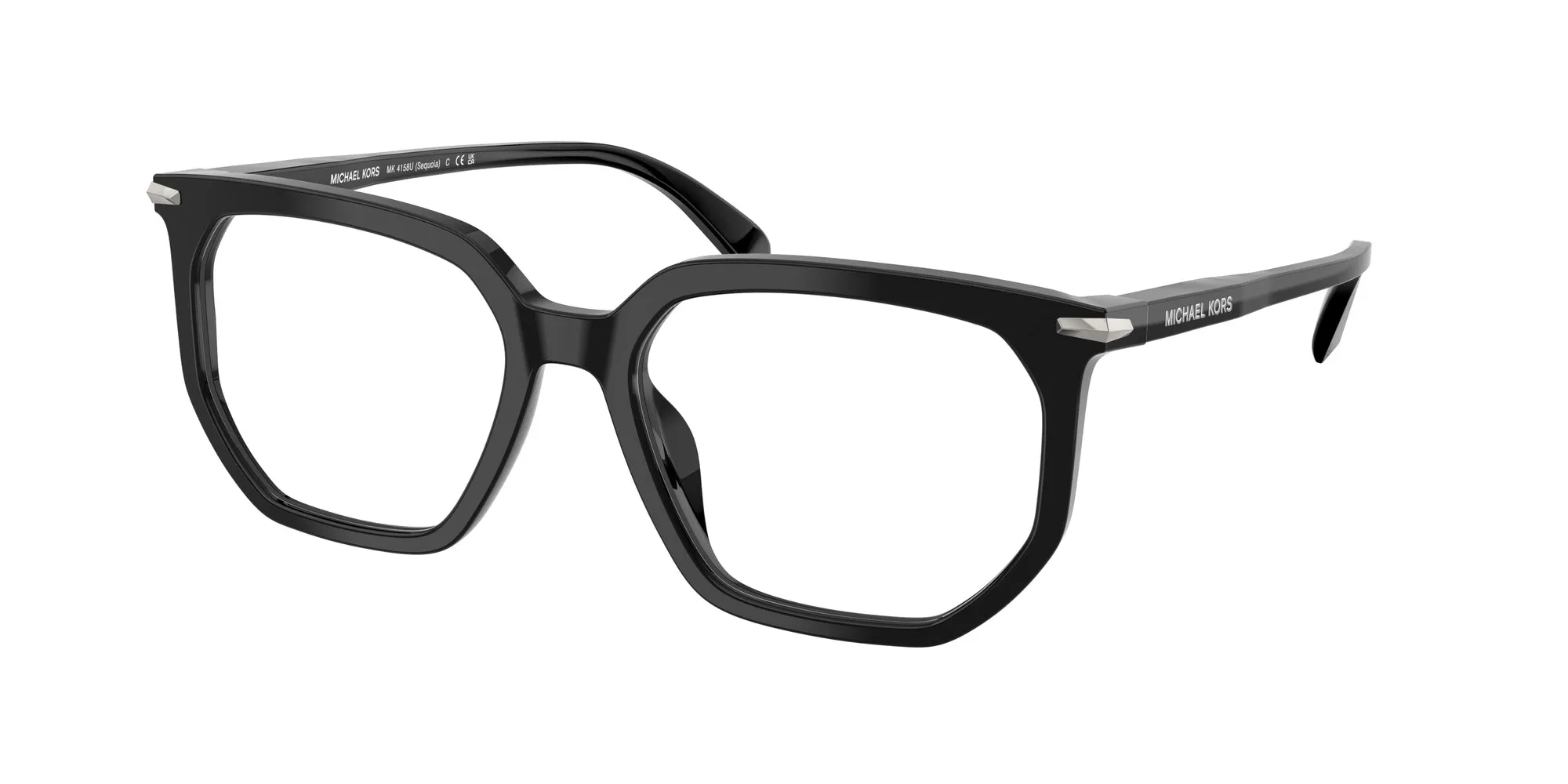 Michael Kors MK4158U SEQUOIA 3005 Montature da vista Acetato Nero Geometrica Normale - immagine 1