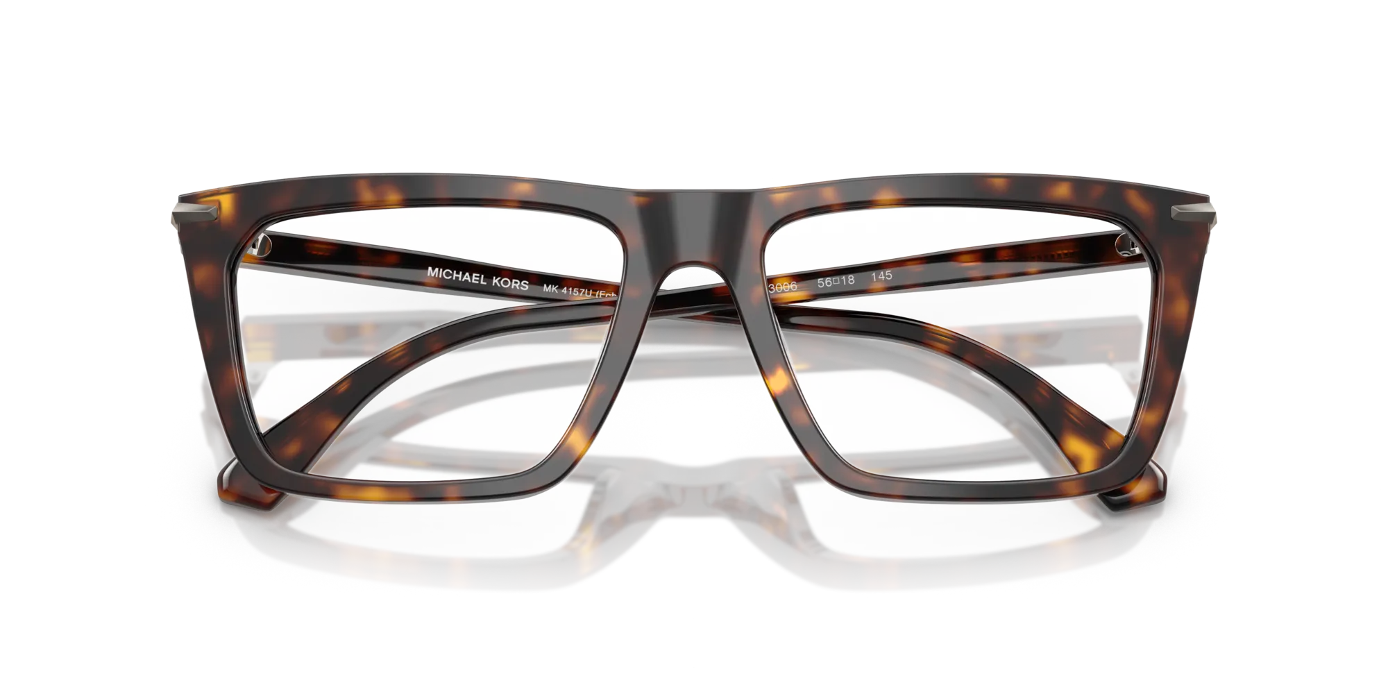 Michael Kors MK4157U ECHO PARK 3006 Montature da vista Acetato Tartaruga Squadrata Normale - immagine 2