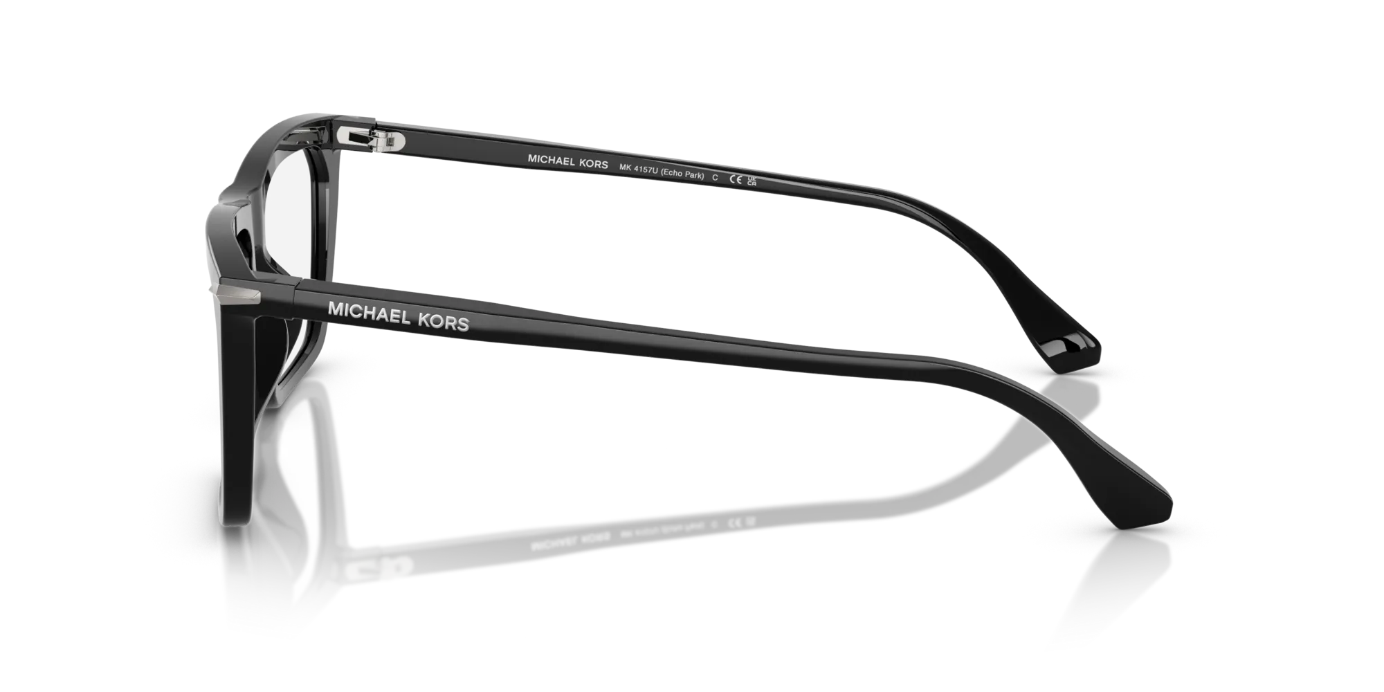 Michael Kors MK4157U ECHO PARK 3005 Montature da vista Acetato Nero Squadrata Normale - immagine 4