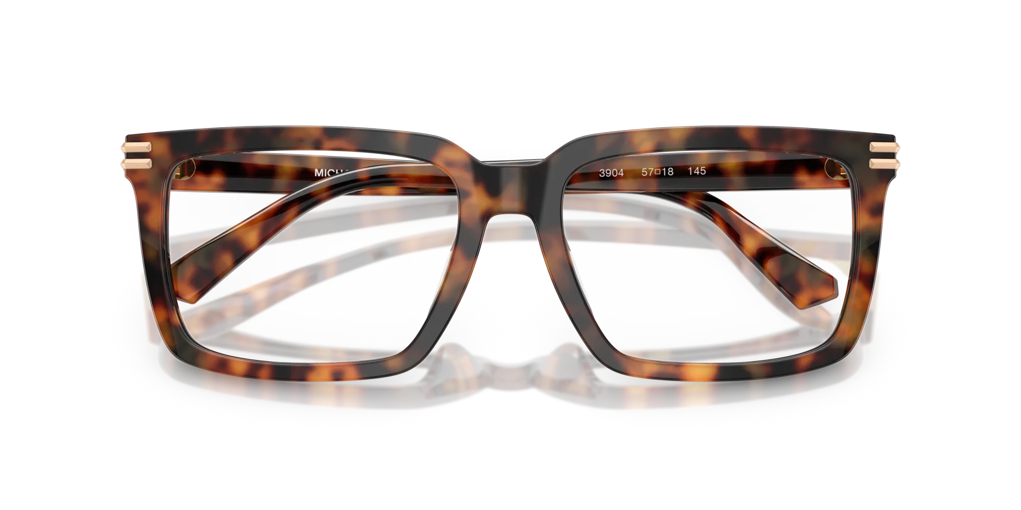 Michael Kors MK4155U BAYSHORE 3904 Montature da vista Acetato Tartaruga Squadrata Normale - immagine 2